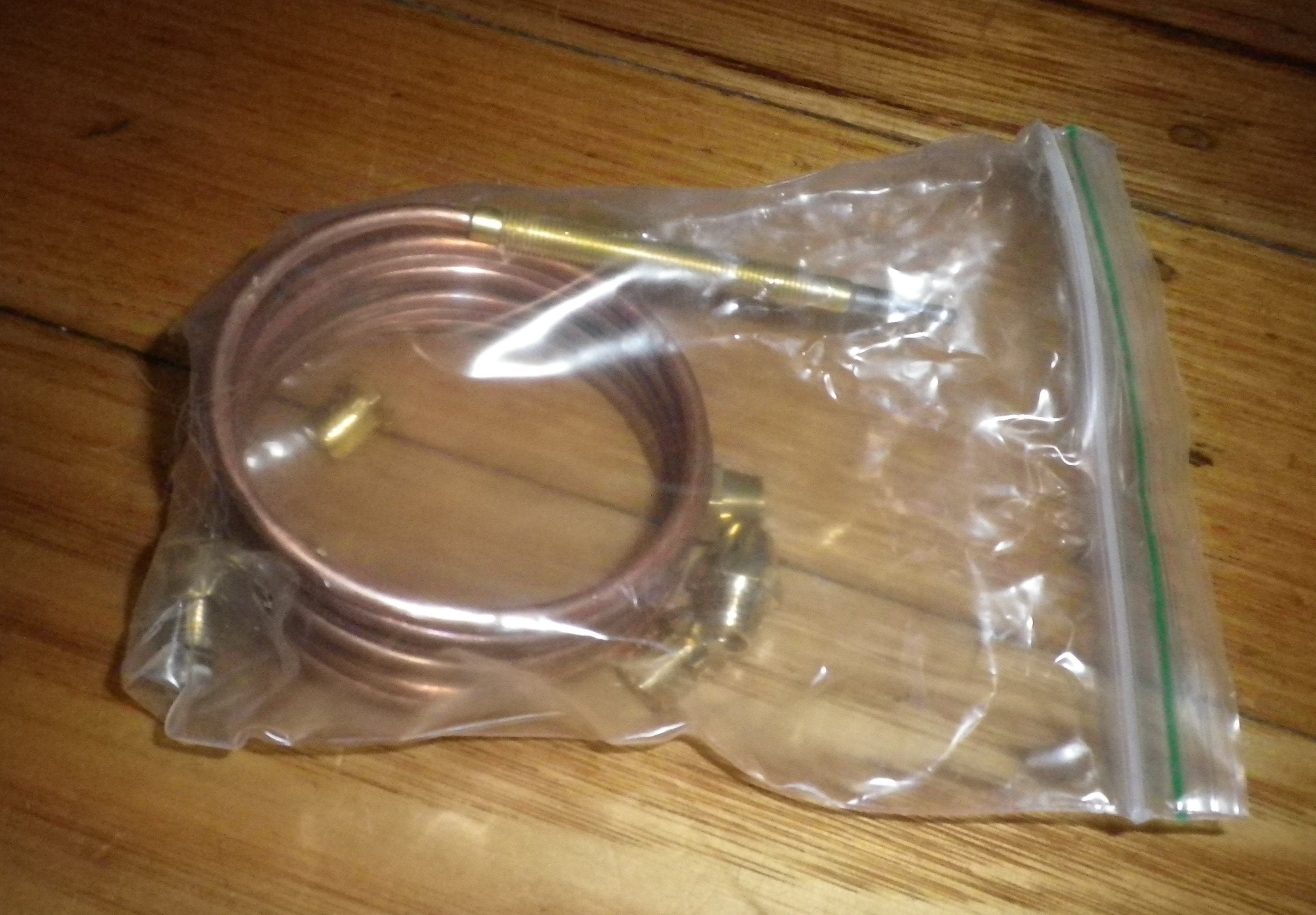 1500mm Universal Threaded Gas Hot Water Thermocouple with Nuts - Part # SE230