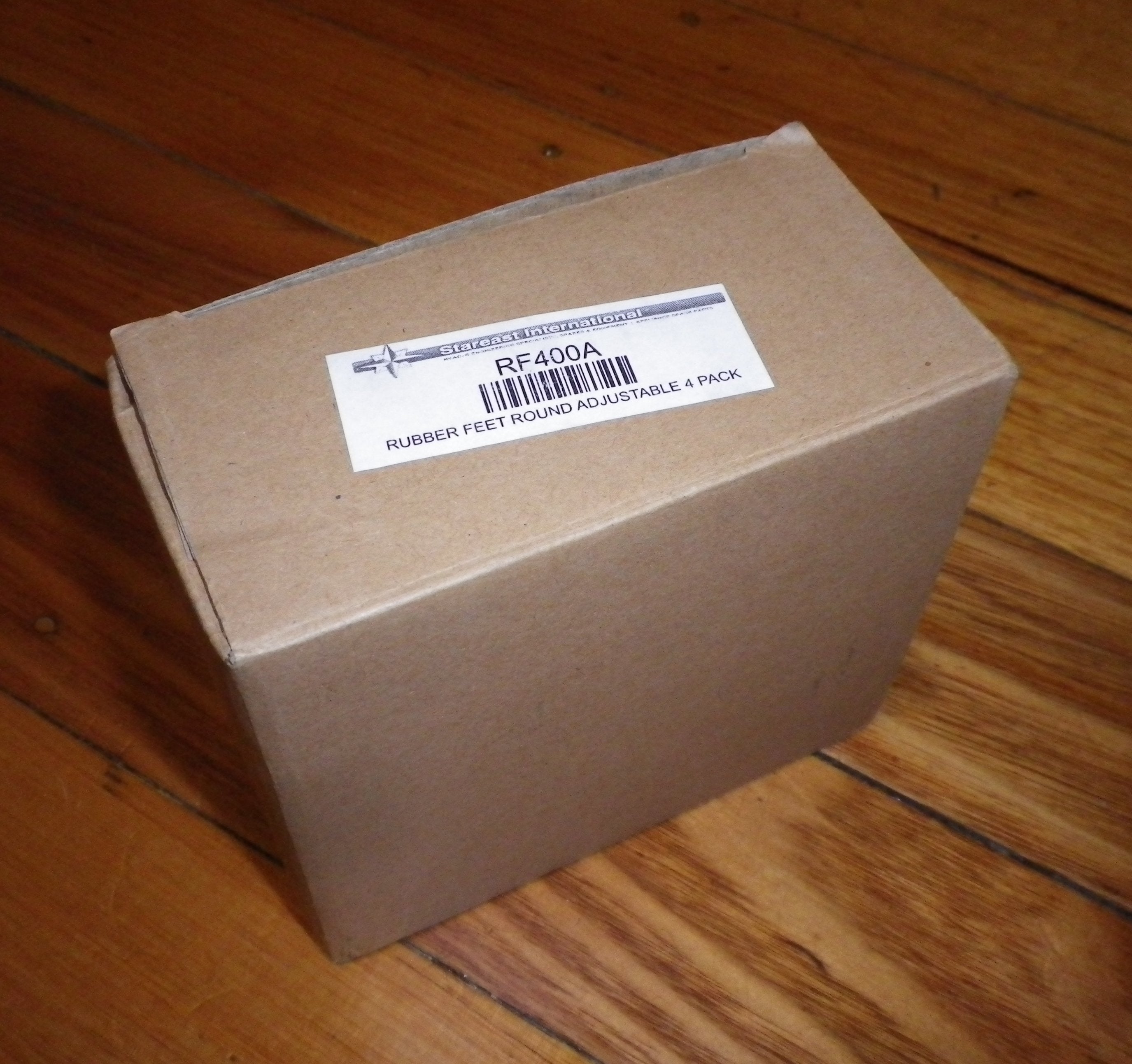 Adjustable Heavy - Duty Appliance and Furniture Legs with Large Rubber Feet (Pack of 4) - Part Number RF400A - B