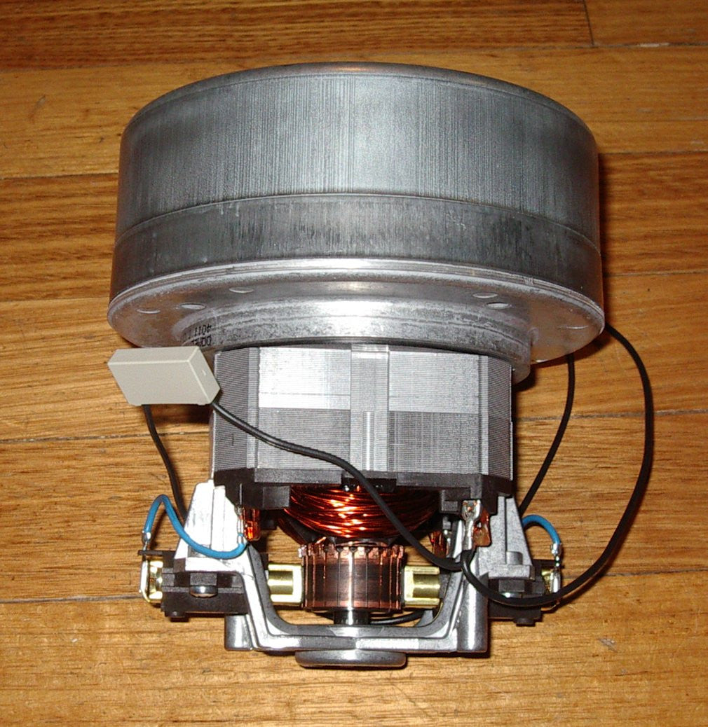 Domel 1100-Watt Two-Stage Flow-Through Vacuum Motor Fan Unit - Replacement Part # MKM3528-2