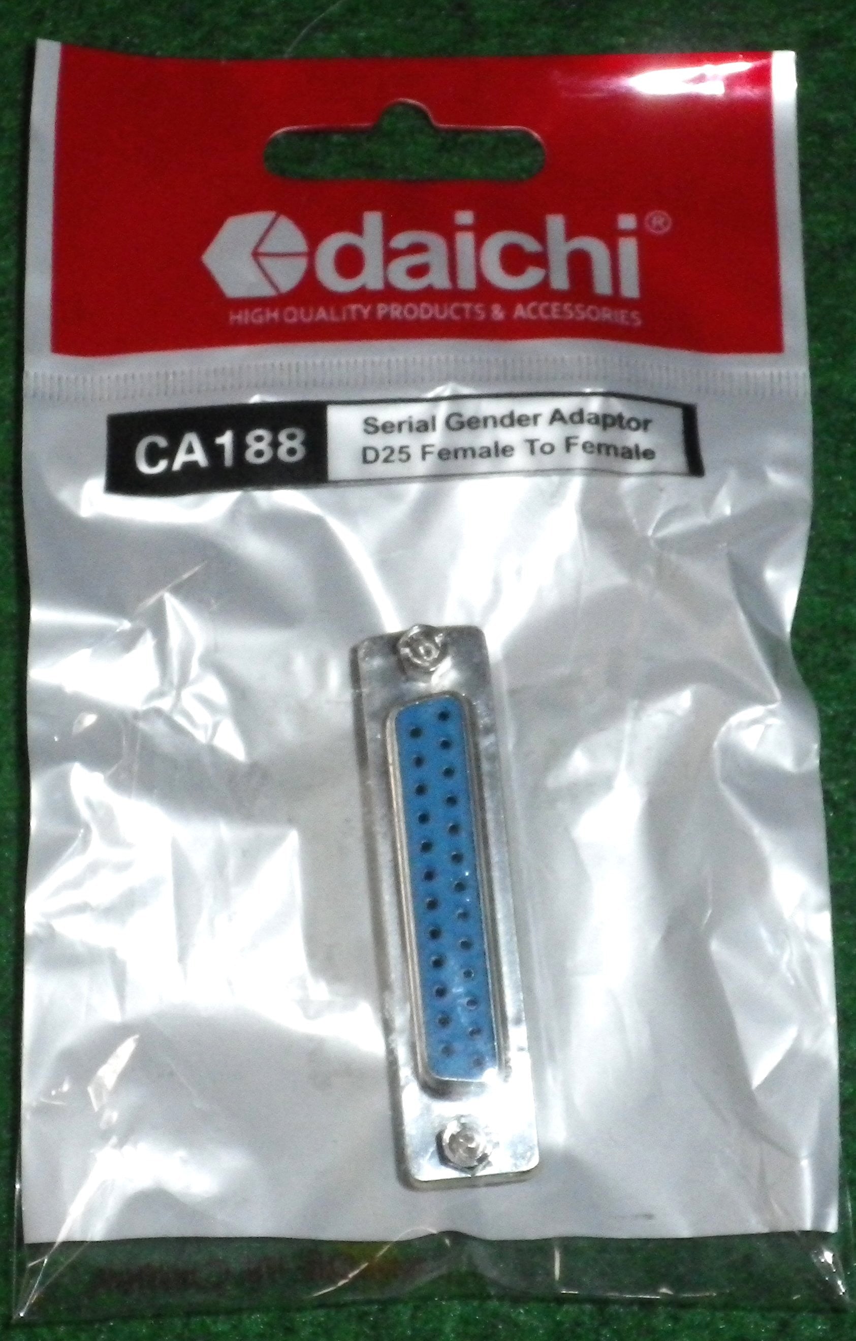 High - Quality Computer Serial Port Adaptor: DB25 Female to DB25 Female Connector - Part Number CA188