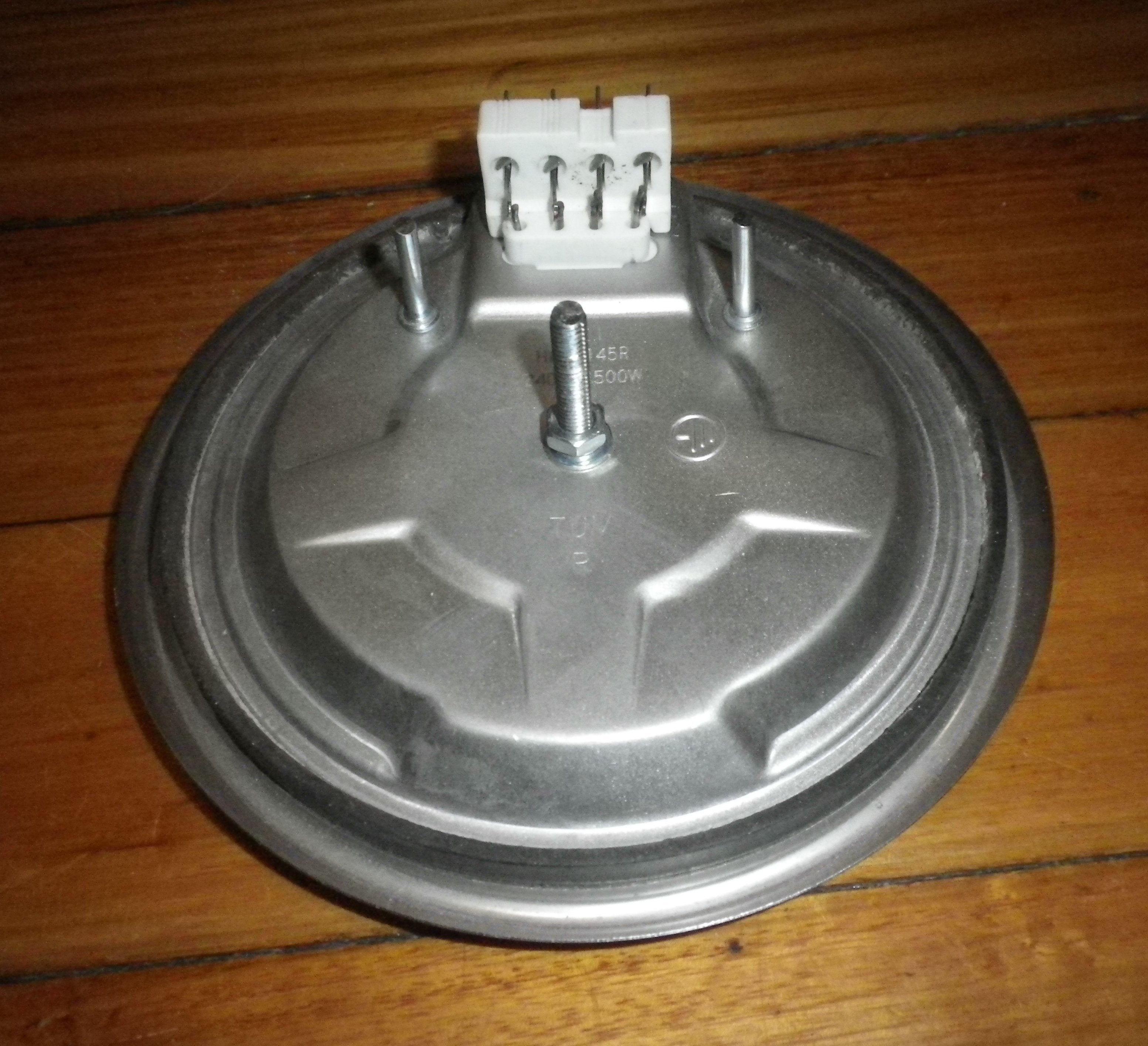 Westinghouse Chef 145mm High-Profile 1500W Solid Wire-in Hotplate - Part # OV022-4P