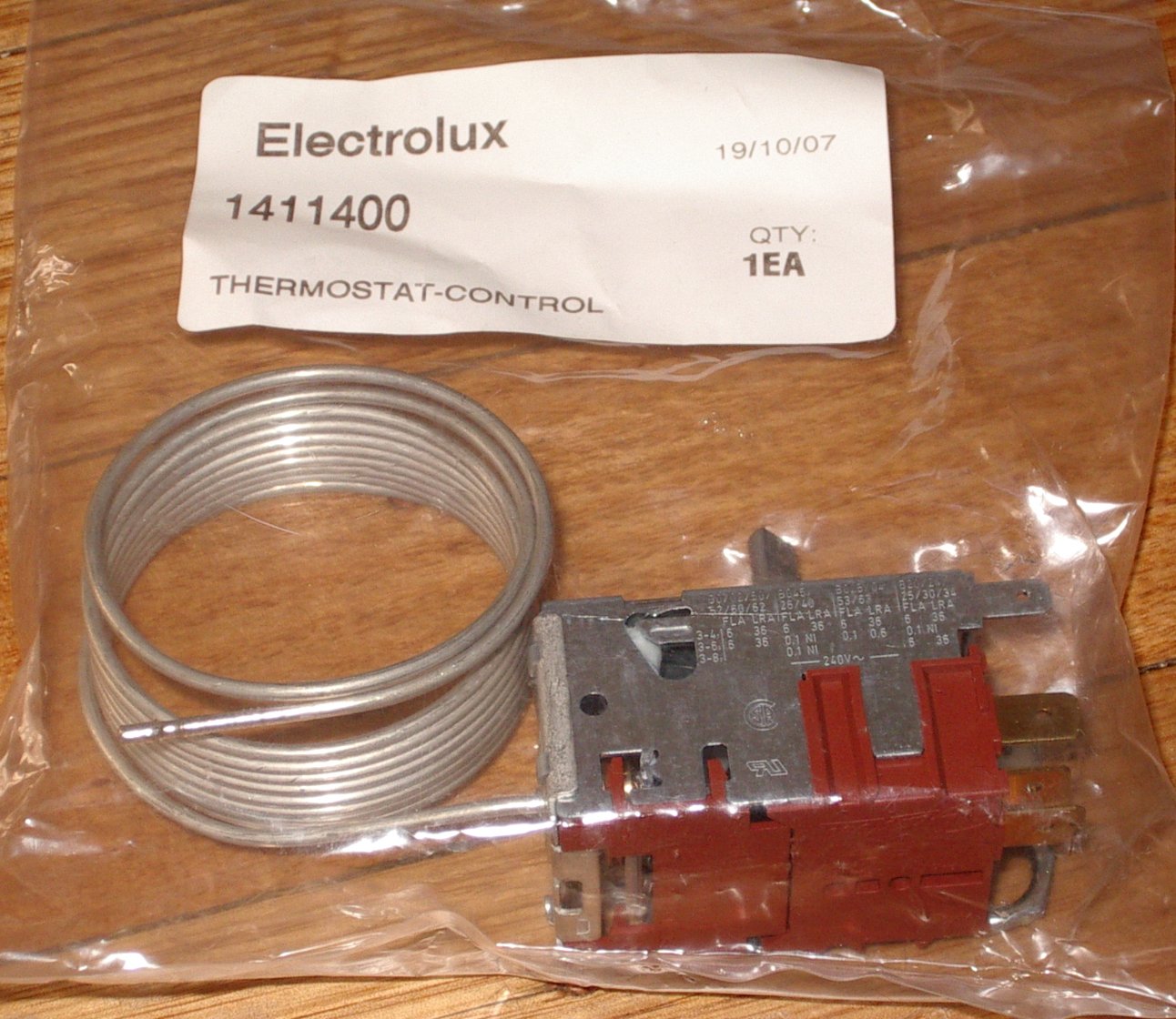 Westinghouse High - Performance Upright No - Frost Freezer Thermostat - Part # 1411400, RF705