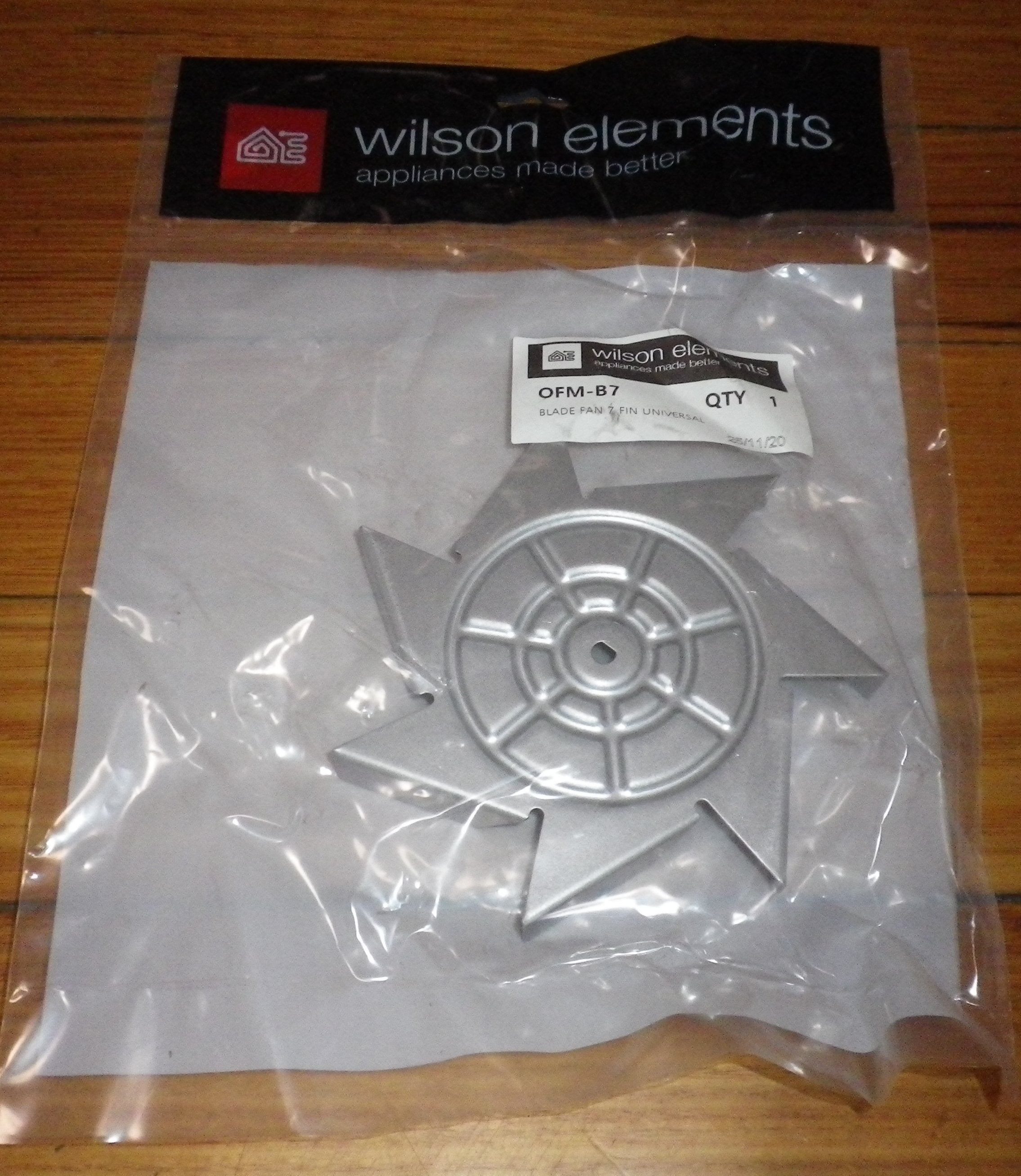 Universal Replacement Oven Motor Fan Blade Compatible with Electrolux, Simpson, Chef, Westinghouse, AEG and Other Brands - Part # OFM - B7