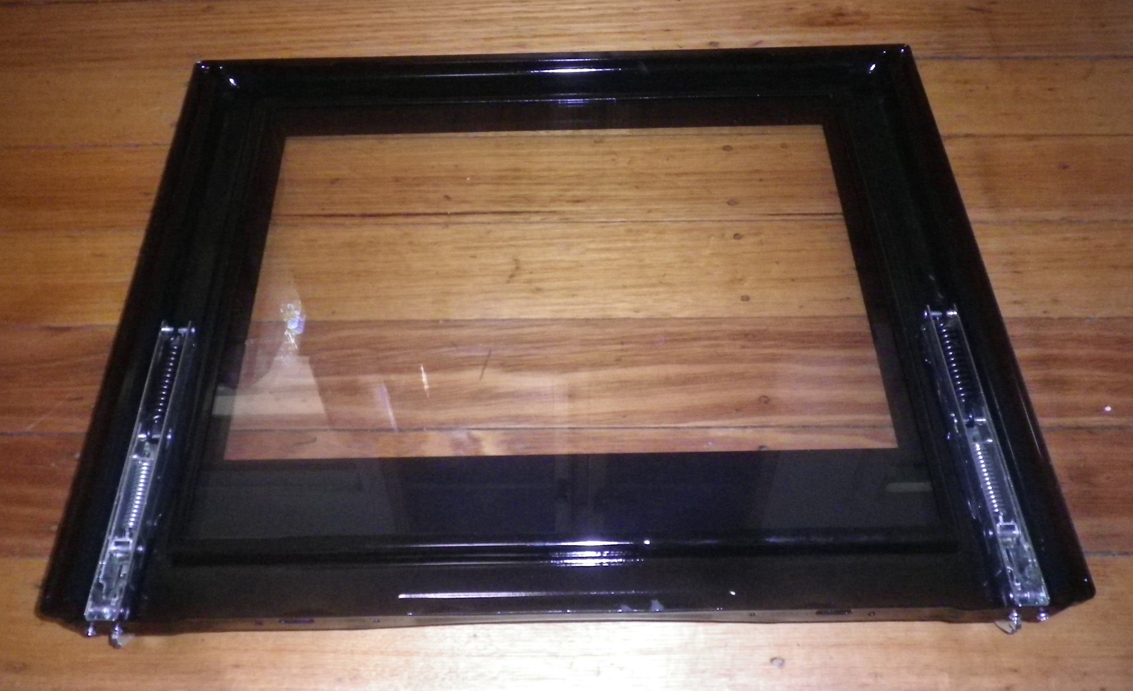 Westinghouse and Electrolux Oven Inner Door Panel with Hinges - Genuine Part #0038001877