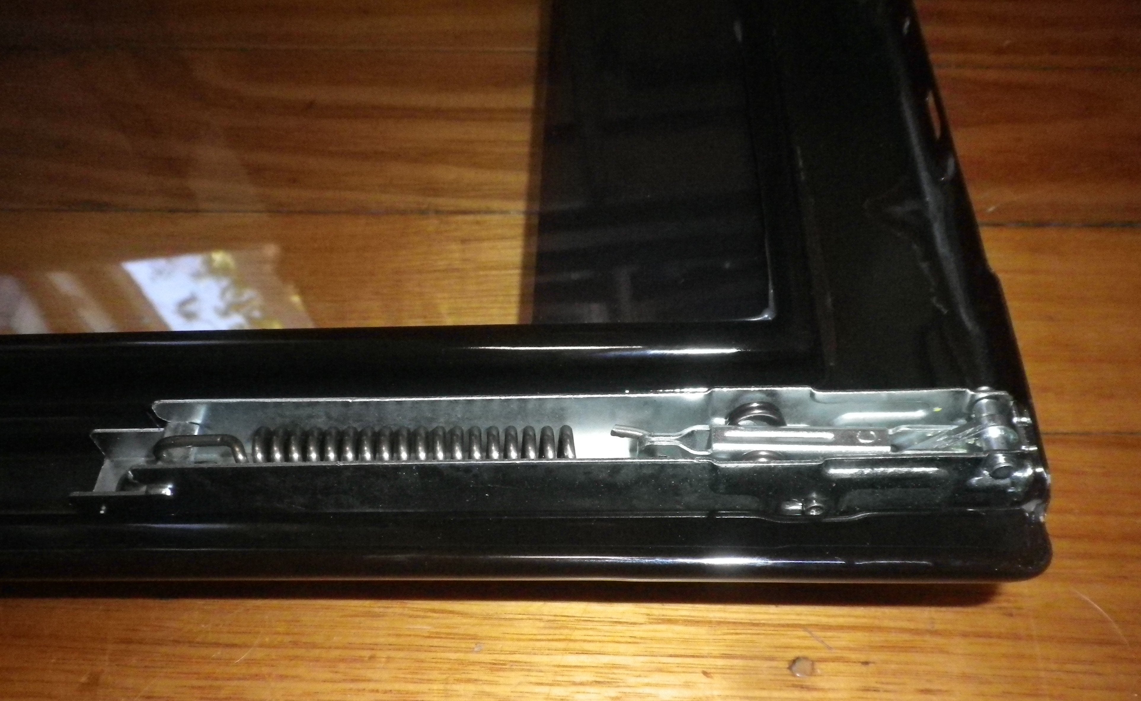 Westinghouse and Electrolux Oven Inner Door Panel with Hinges - Genuine Part #0038001877