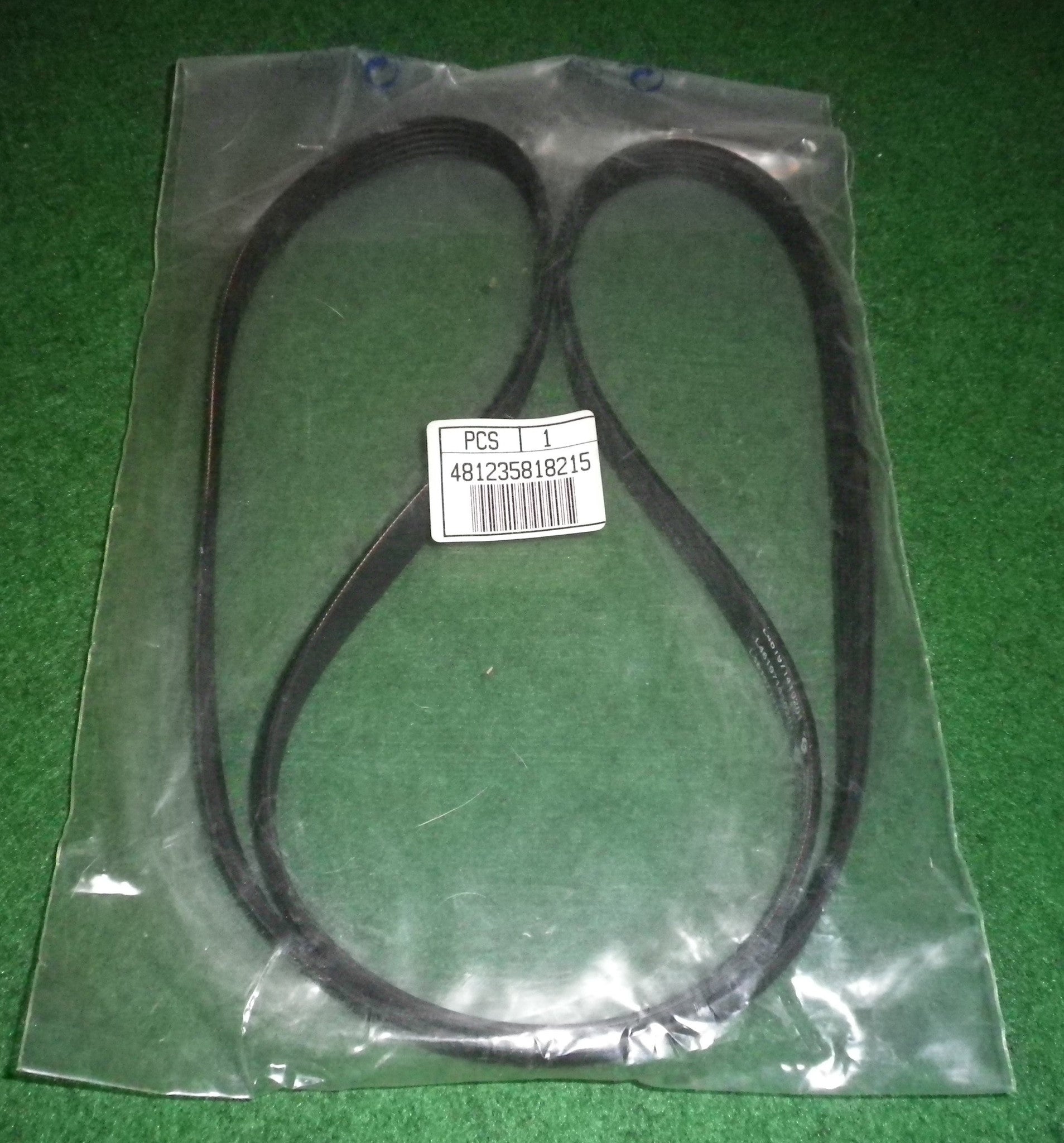 Whirlpool Eureka Front Load Washing Machine Drum Drive Belt - Genuine Part # 481235818215, Belt Size 5PJE1239 (1239J5)