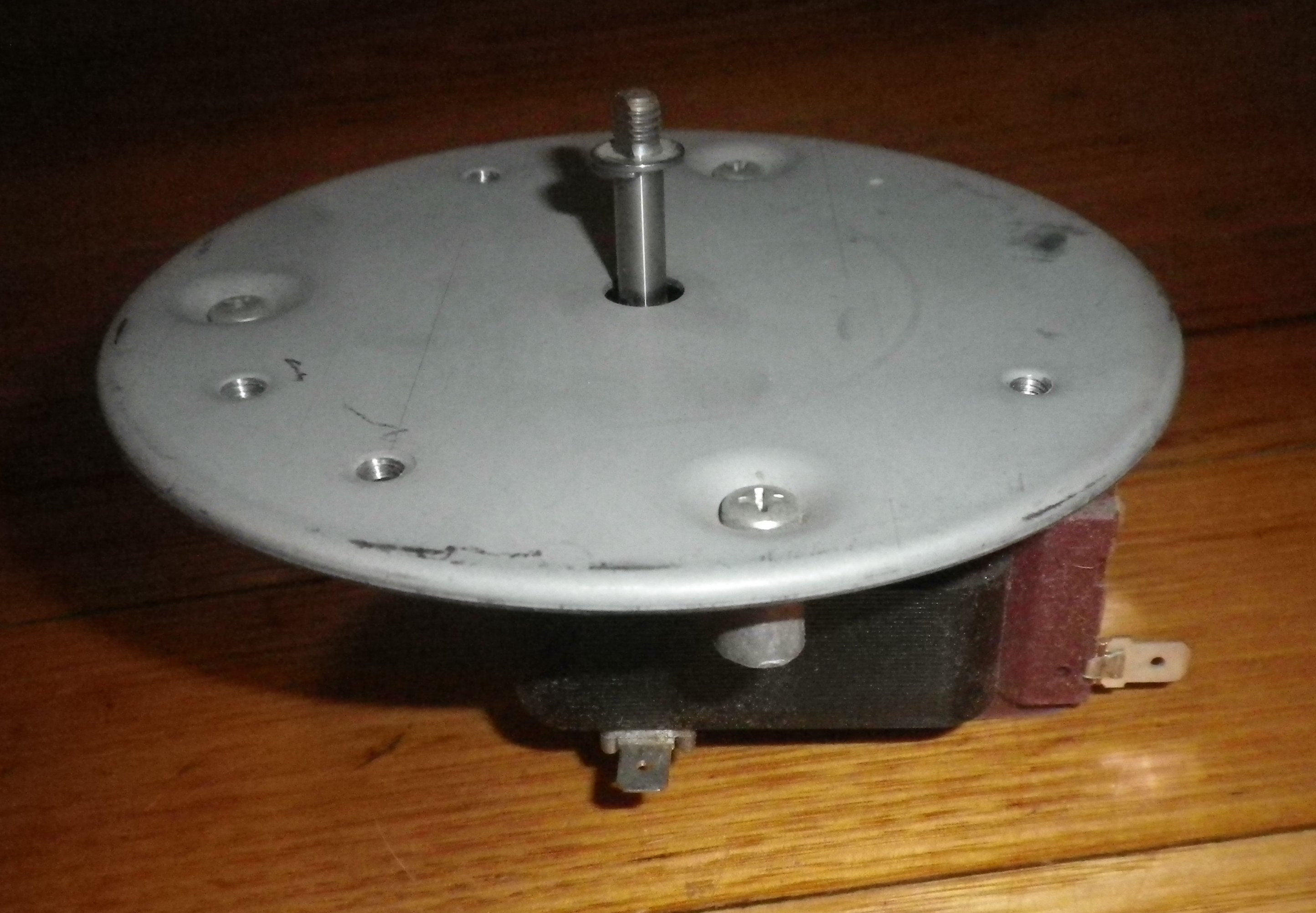 Universal Fan-Forced Oven Replacement Fan Motor with Blade and Extended Shaft - Part Number 9683LS
