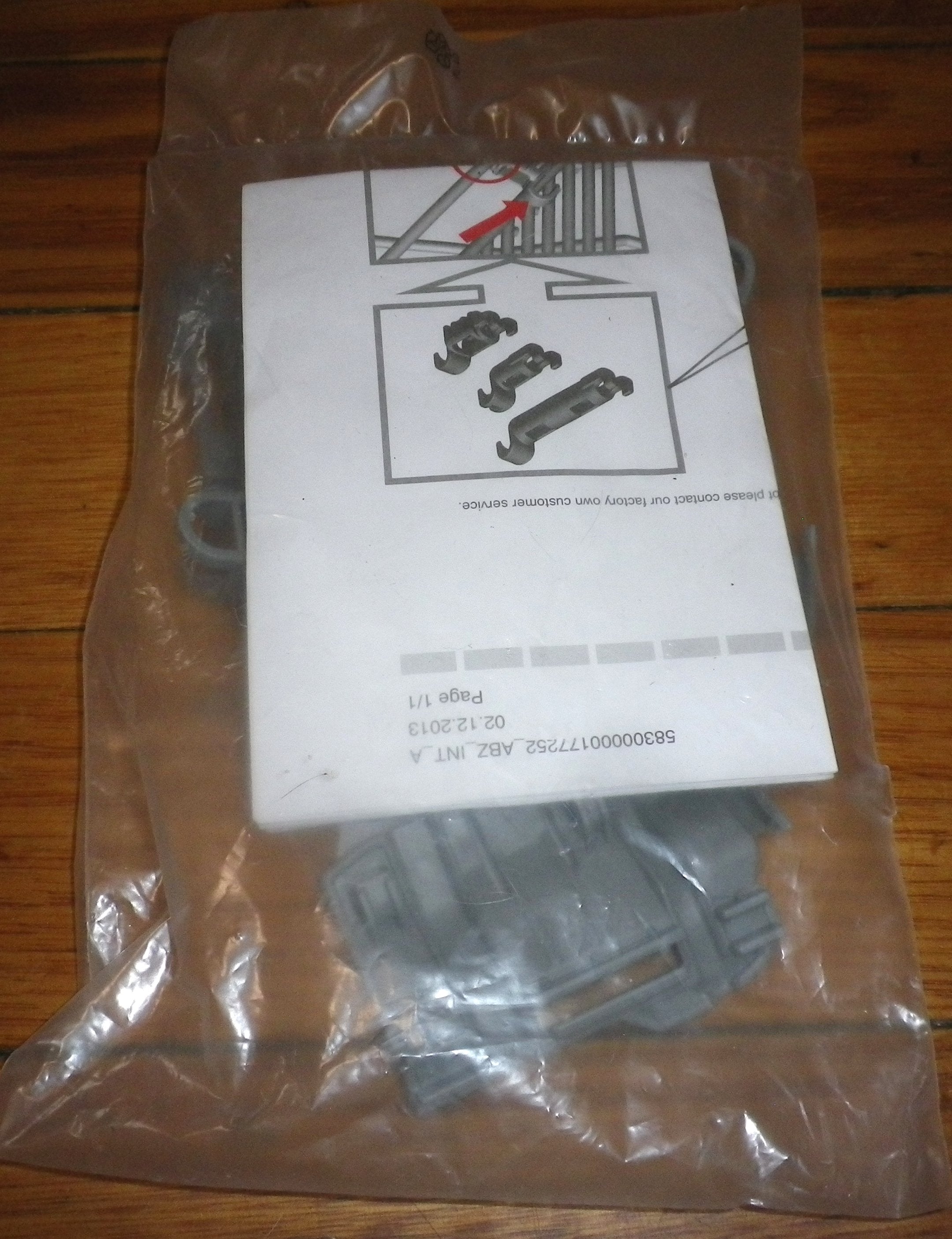 Bosch 4-Pack Lower Basket Rack Clips for SMI, SMU, SN Dishwashers - Part # 632373