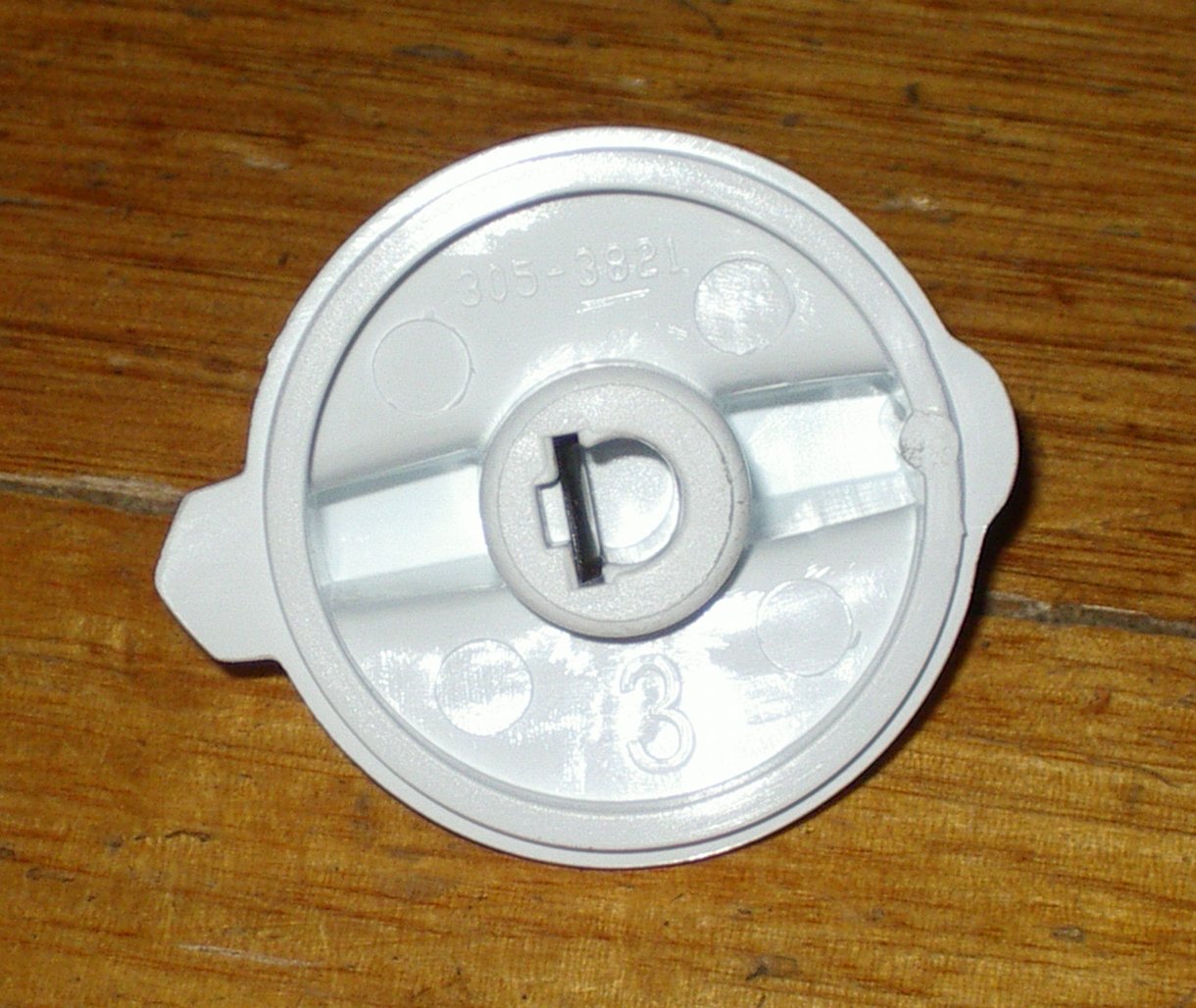 Westinghouse GHP Series White Gas Stove Burner Control Knob Set (Pack of 5) - Replacement Part # 305382101K
