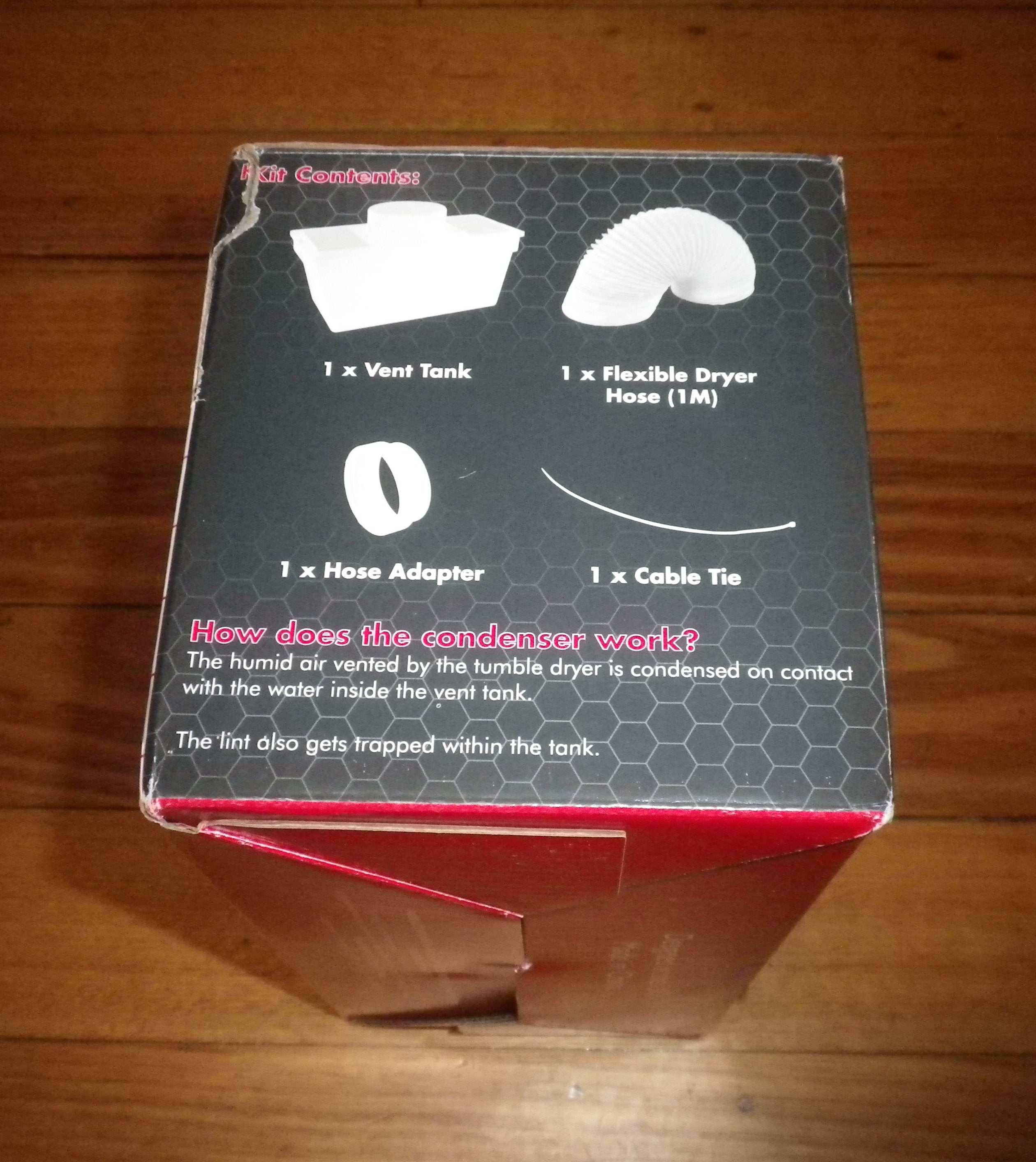Universal Indoor Condensing Vent Kit for Clothes Dryers - Part # PLD156