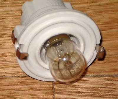 50mm Universal Oven Lampholder with 15w SES Globe - Part SE189