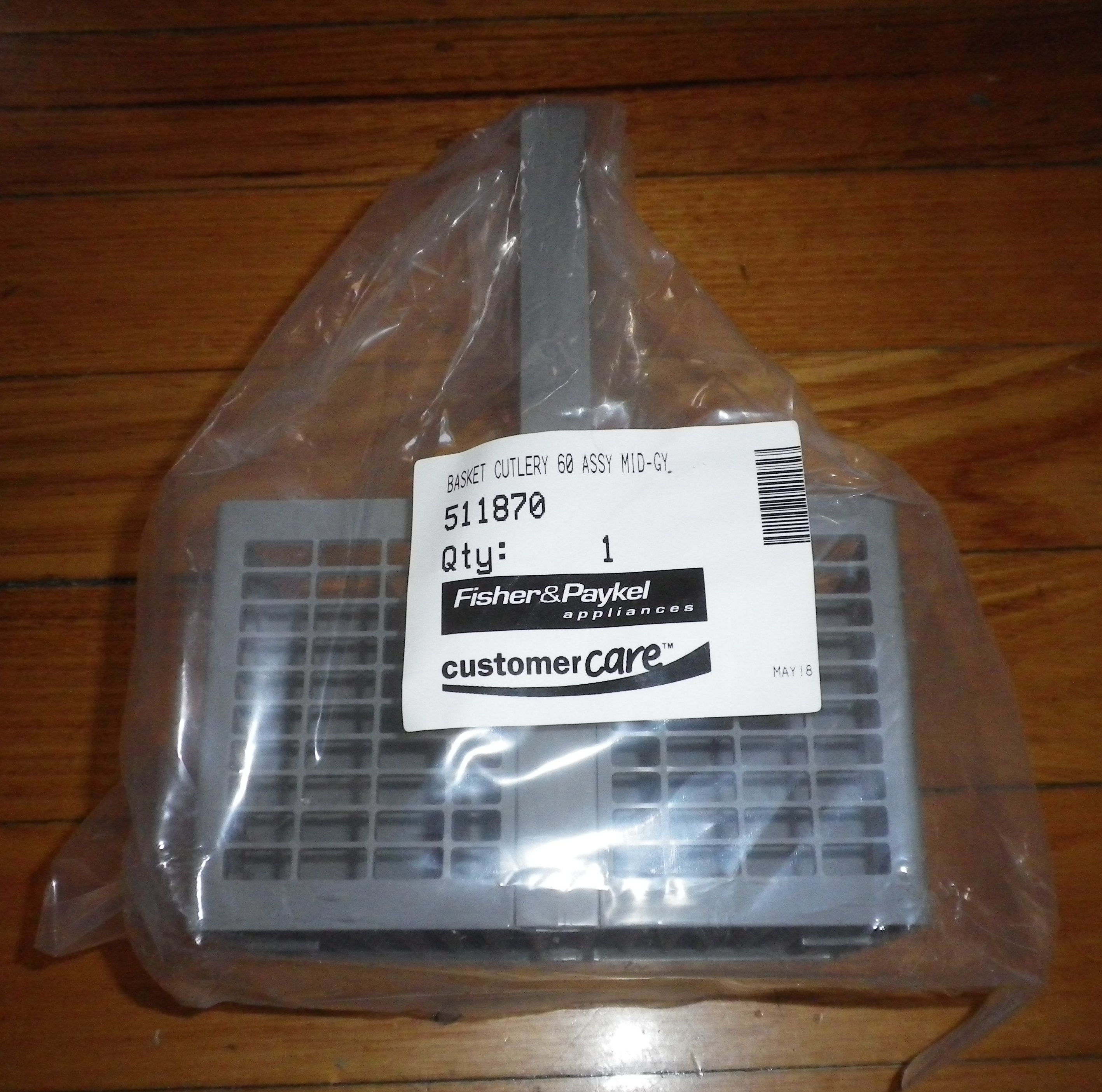 Fisher & Paykel DD60 Designer DishDrawer 6-Compartment Cutlery Basket - Part FP511870