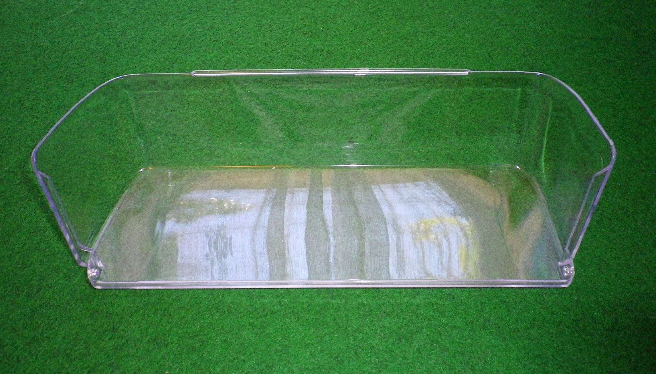 Fisher & Paykel 790 Series Left-Hand Short Fridge Door Shelf Dairy Clear Plastic Cover - Replacement Part # FP882140