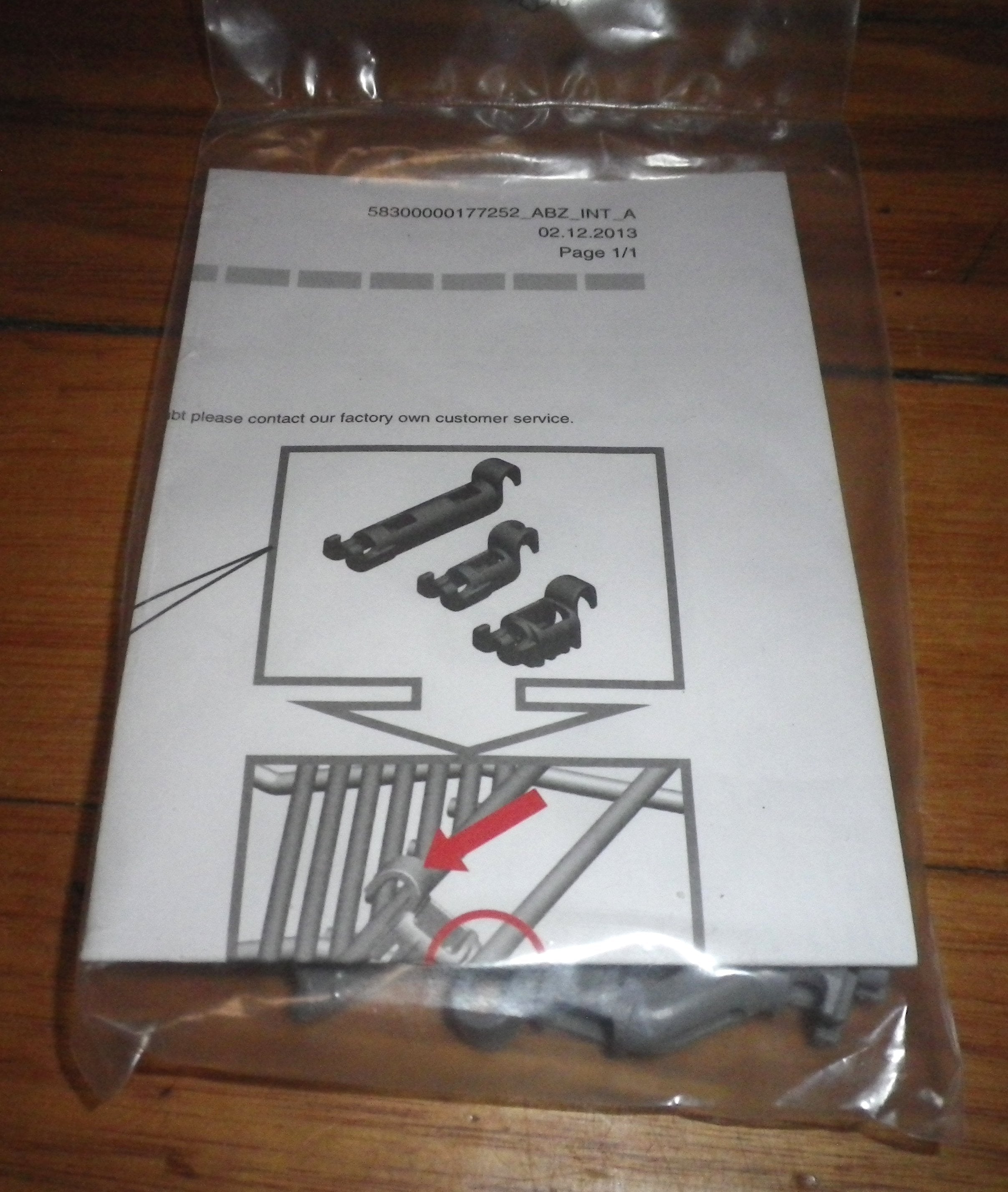 High - Quality Bosch Dishwasher Lower Basket Rack Clips (Pack of 9) - Replacement Part # 632372