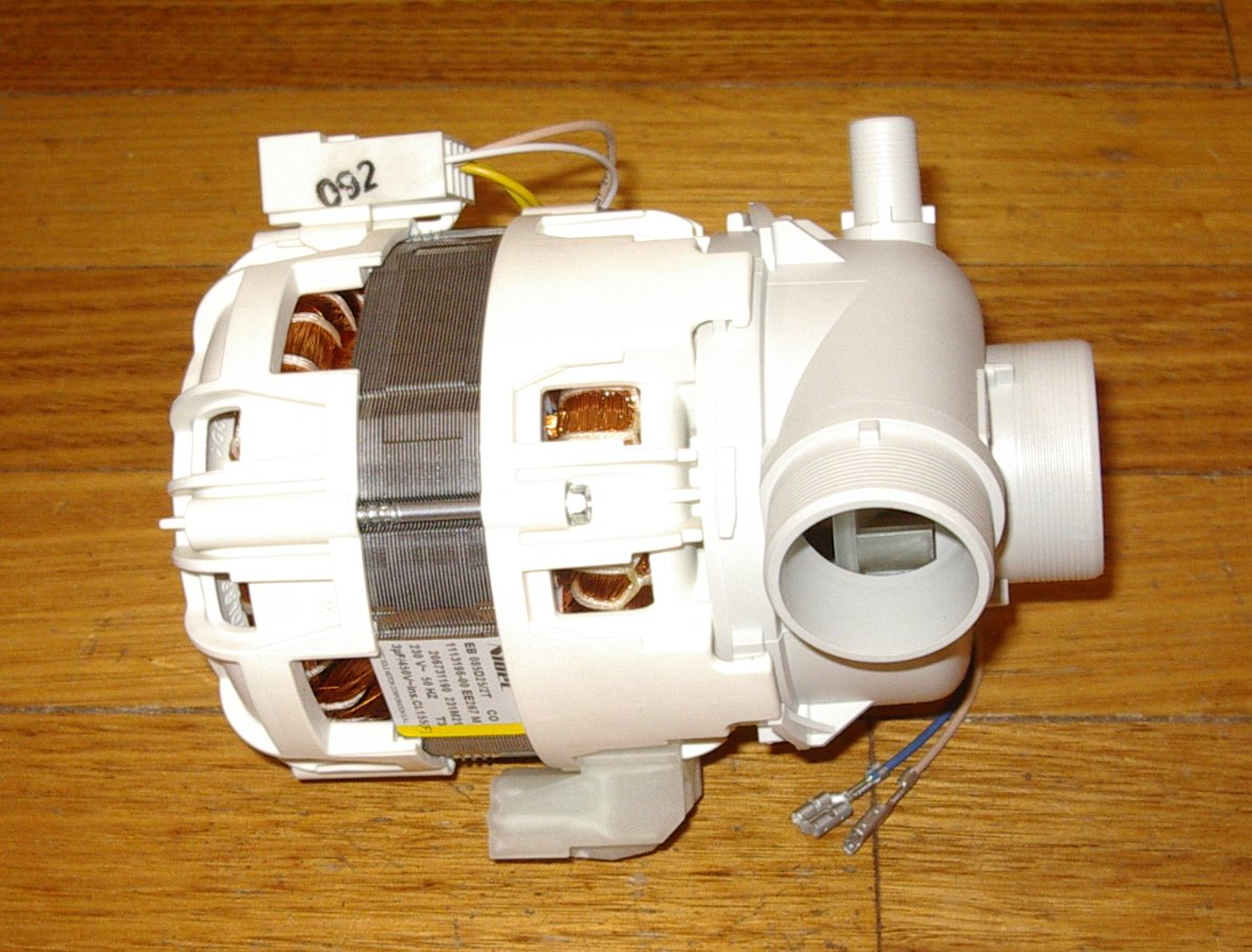 Dishlex DX303 & Westinghouse SB916SK Dishwasher Wash Pump Motor Assembly - Part #1113196008