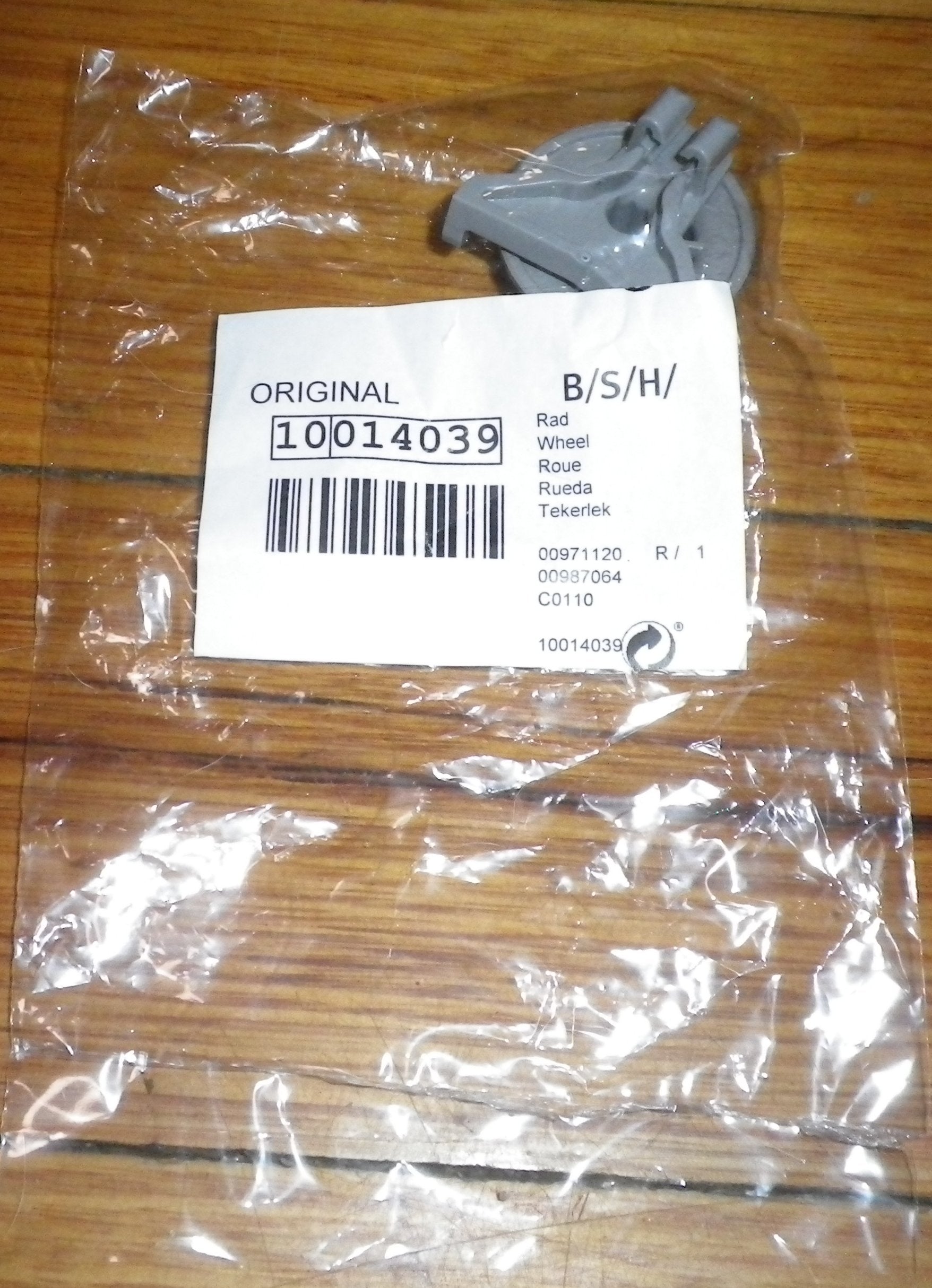 Bosch SMS46GW01A Series Lower Basket Stop Wheel - Part 10014039