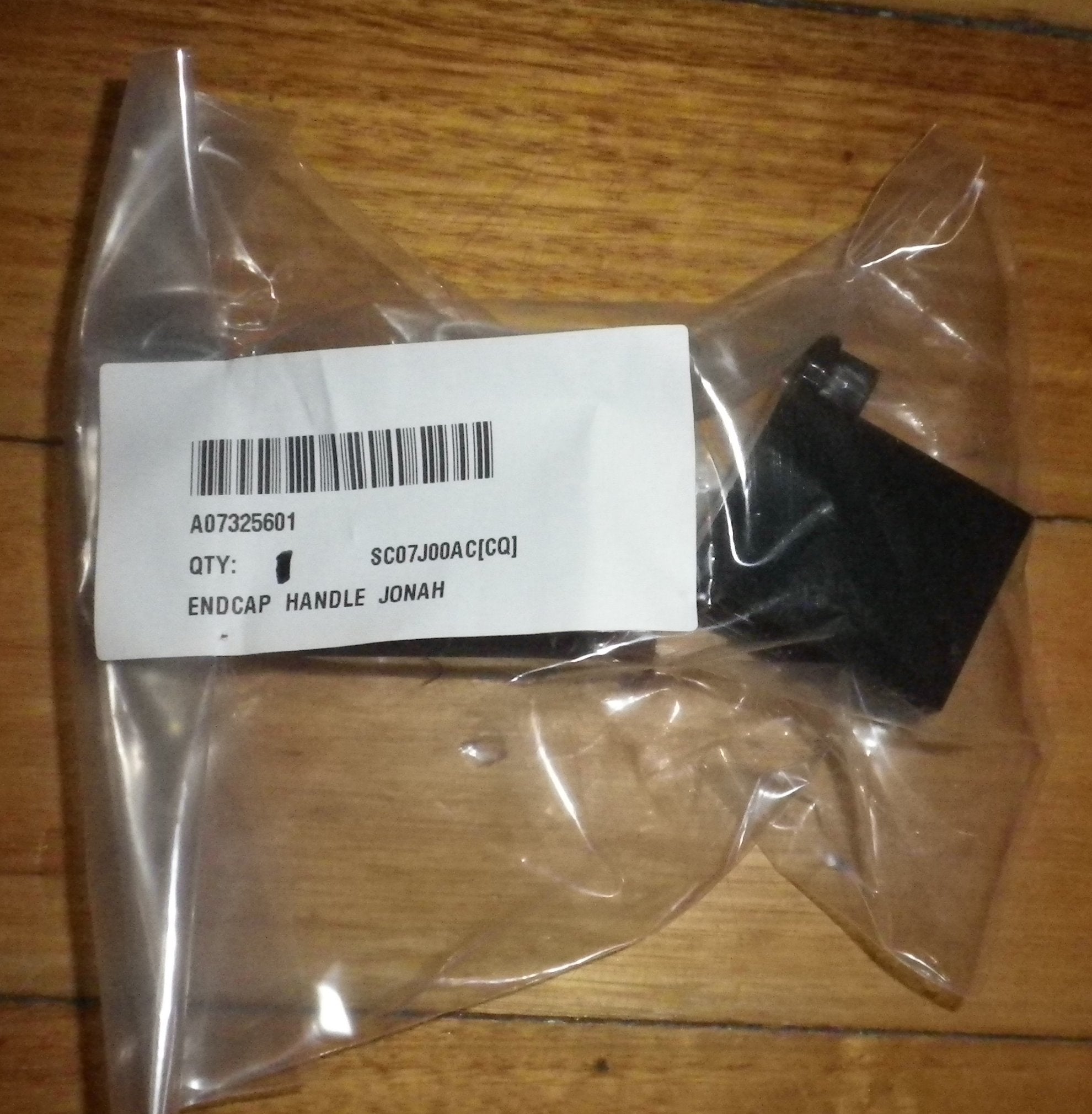 Chef Jonah Black Plastic Oven and Grill Handle End - Replacement Part No. A07325601 for CFE and CFG Series