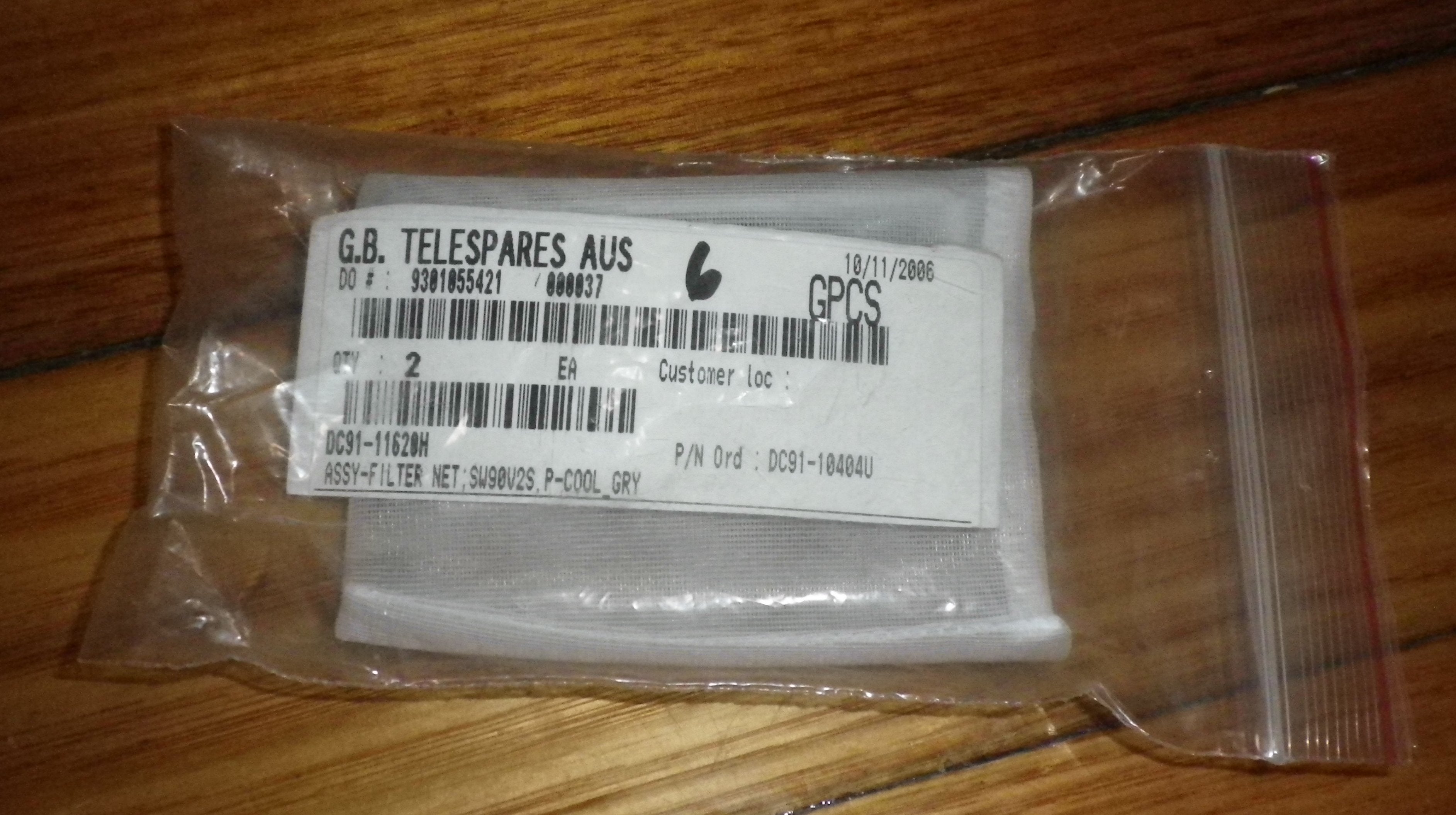 Samsung SW65ASP2 & GE WIP4103SR Compatible Washing Machine Lint Filter - Part # DC91-11620H