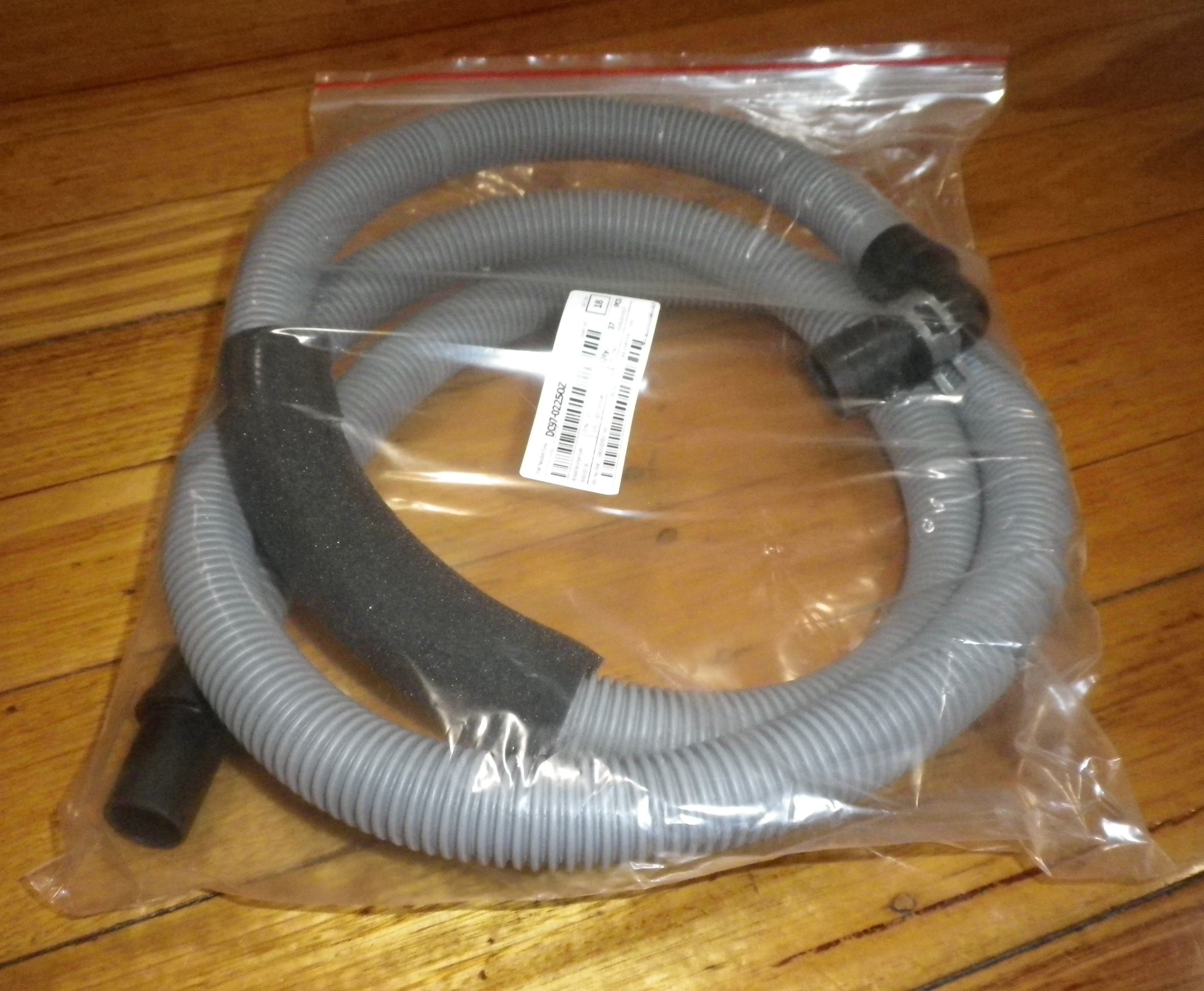 1.9m Samsung Front Load Washer Drain Hose - Part # DC97 - 02250Z