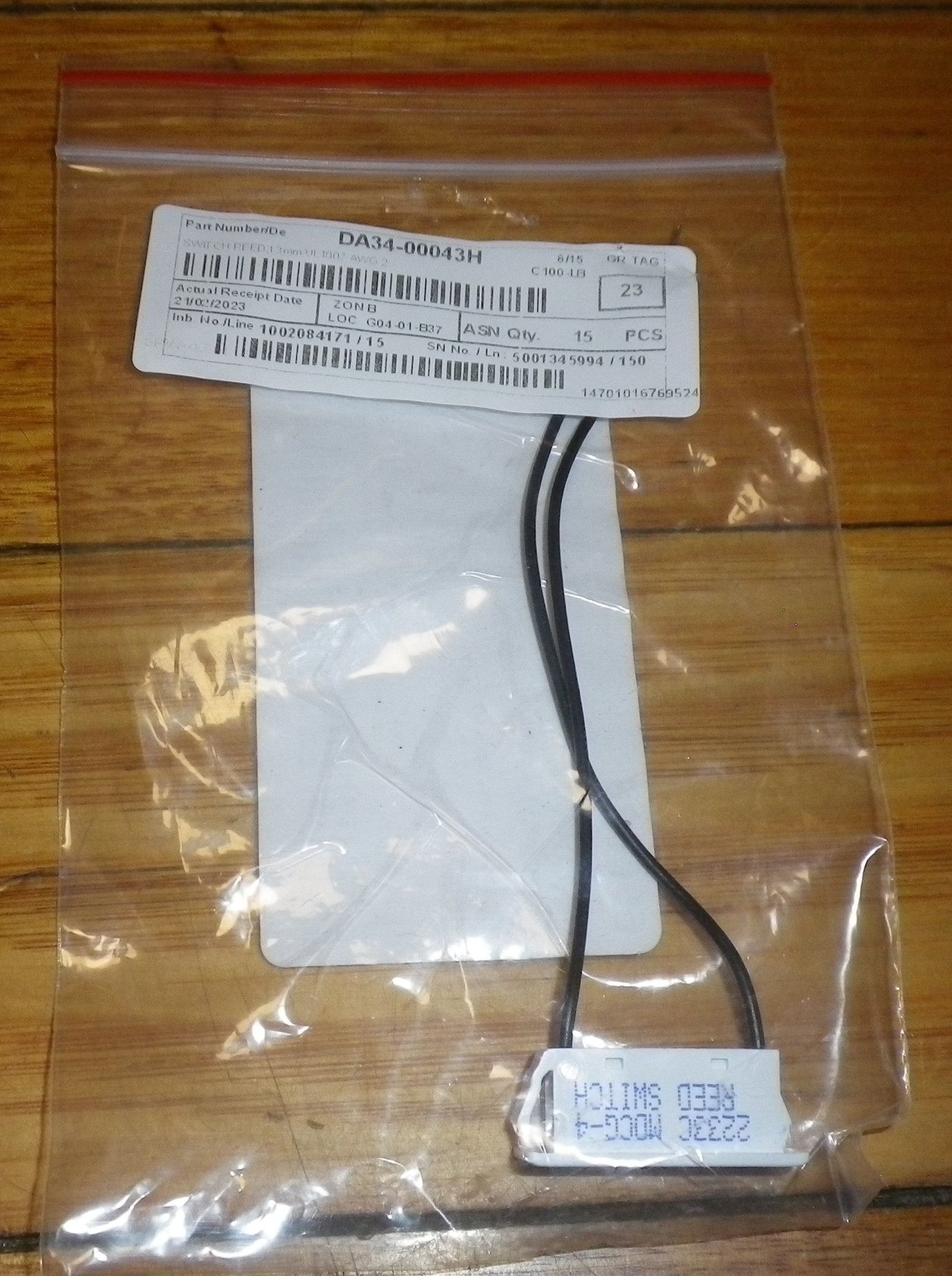 Samsung Fridge Light/Fan Reed Door Switch - DA34-00043H Replacement Part