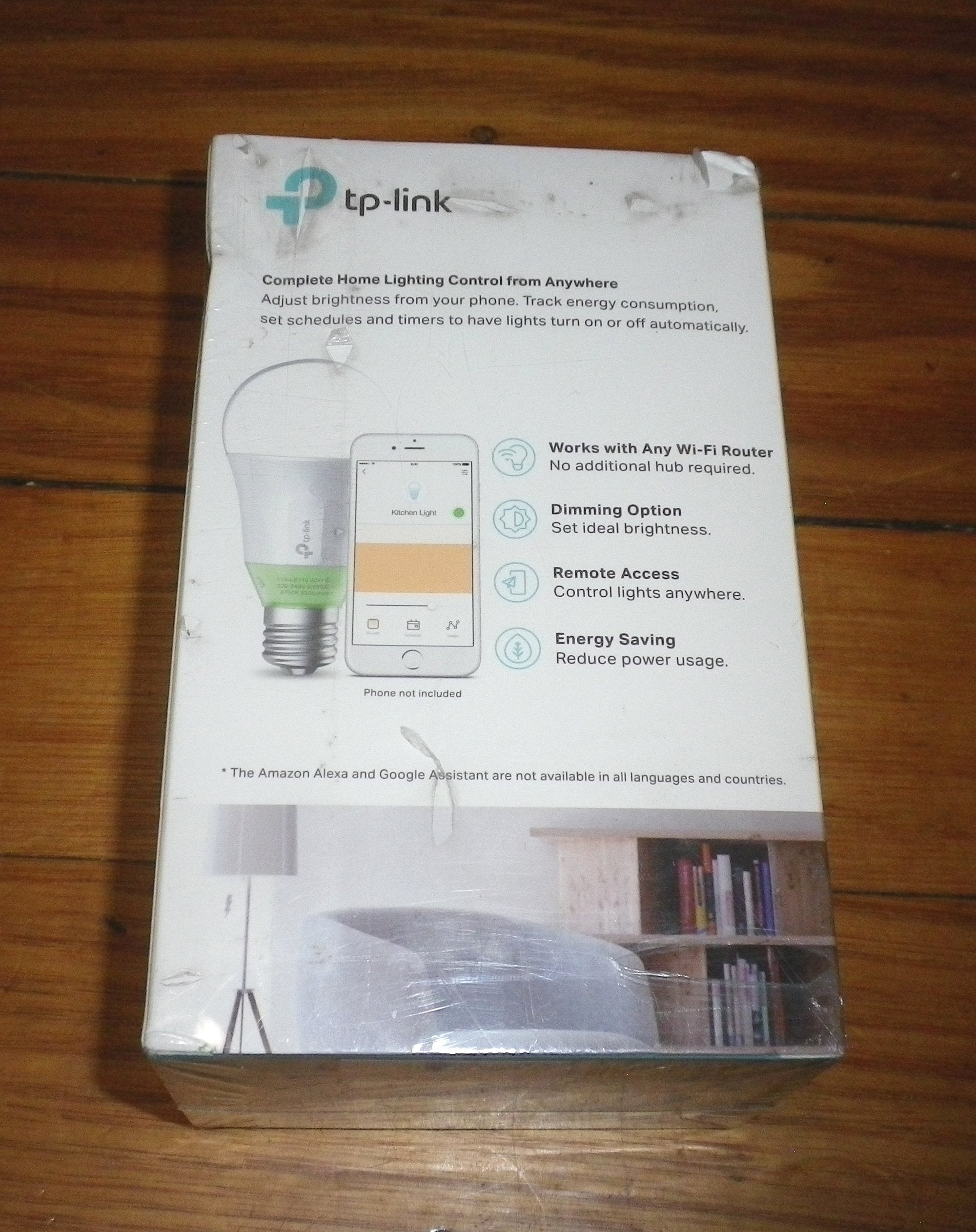 TP-Link Dimmable White Smart WiFi-Controlled 10-Watt 240-Volt ES/BC LED Globe - Model LB110