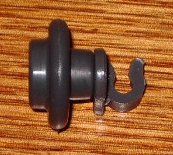Fisher & Paykel Dark Grey Upper Basket Wheel for 913, 918, 920 Dishwashers - Part # FP521295P