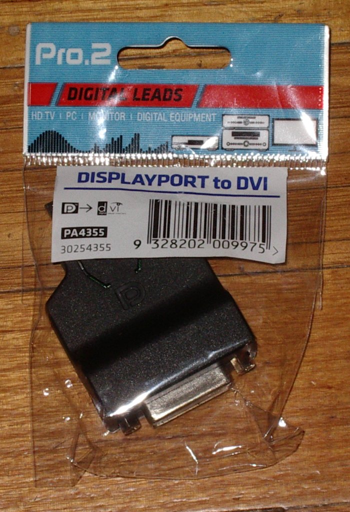 High - Quality DisplayPort Male to DVI - I Female Digital Video Converter Adapter - Part Number PA4355