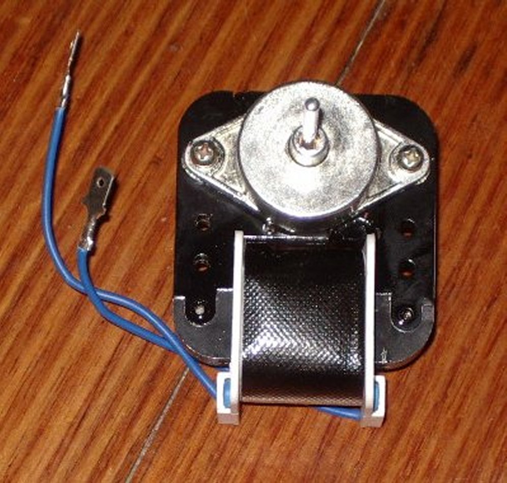 Universal Small Reversible Evaporator Fan Motor for No Frost Fridges - Part Number RF039S