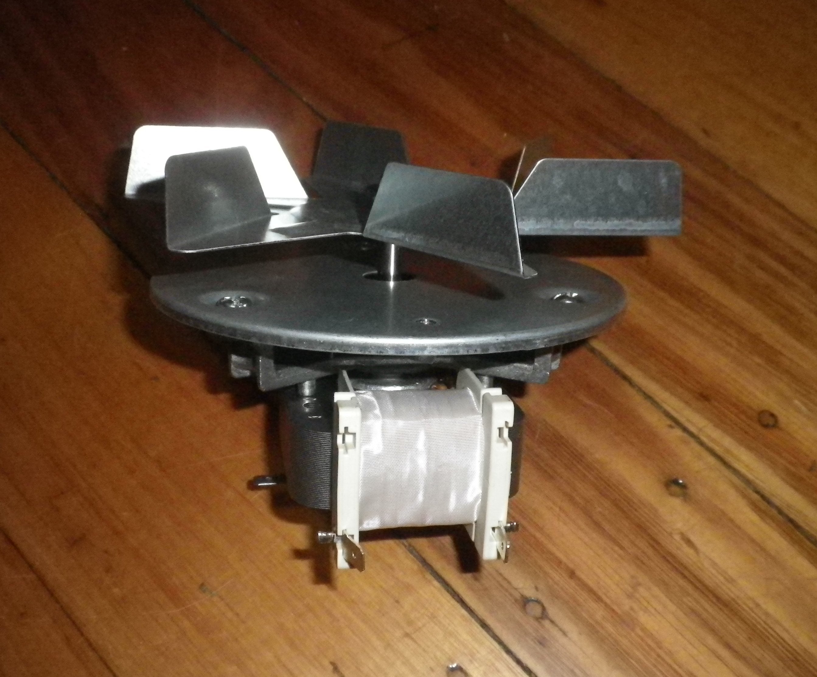 Universal Fan-Forced Oven Fan Motor Assembly with Blade and Shaft Spacer - Compatible Part # 9683 for Multiple Stove Brands