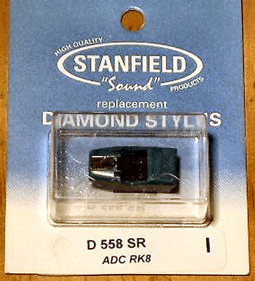 High - Quality Conical Diamond Stylus Compatible with ADC RK8, Part No. D558SR