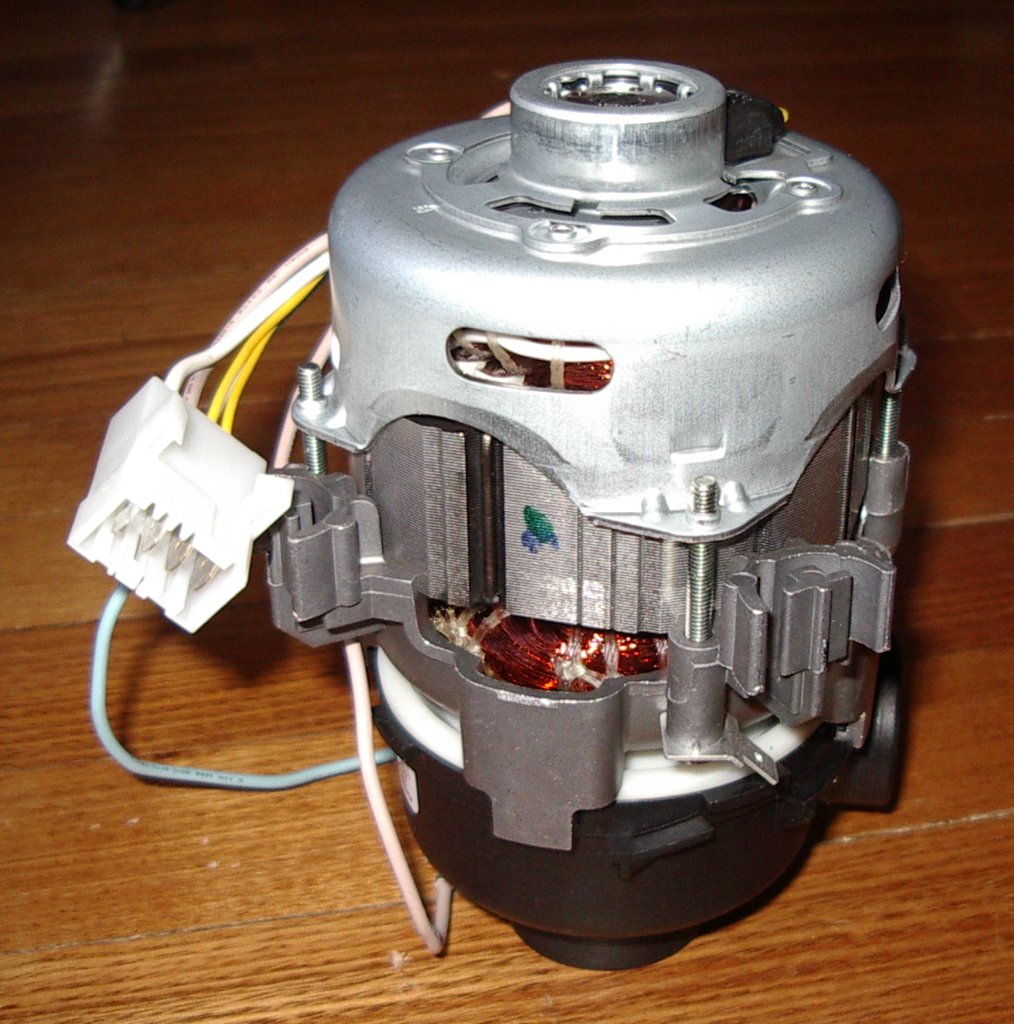 High - Performance Dishwasher Wash Pump Motor Assembly for AEG, Dishlex, Simpson, and Westinghouse - Part # 0214477037