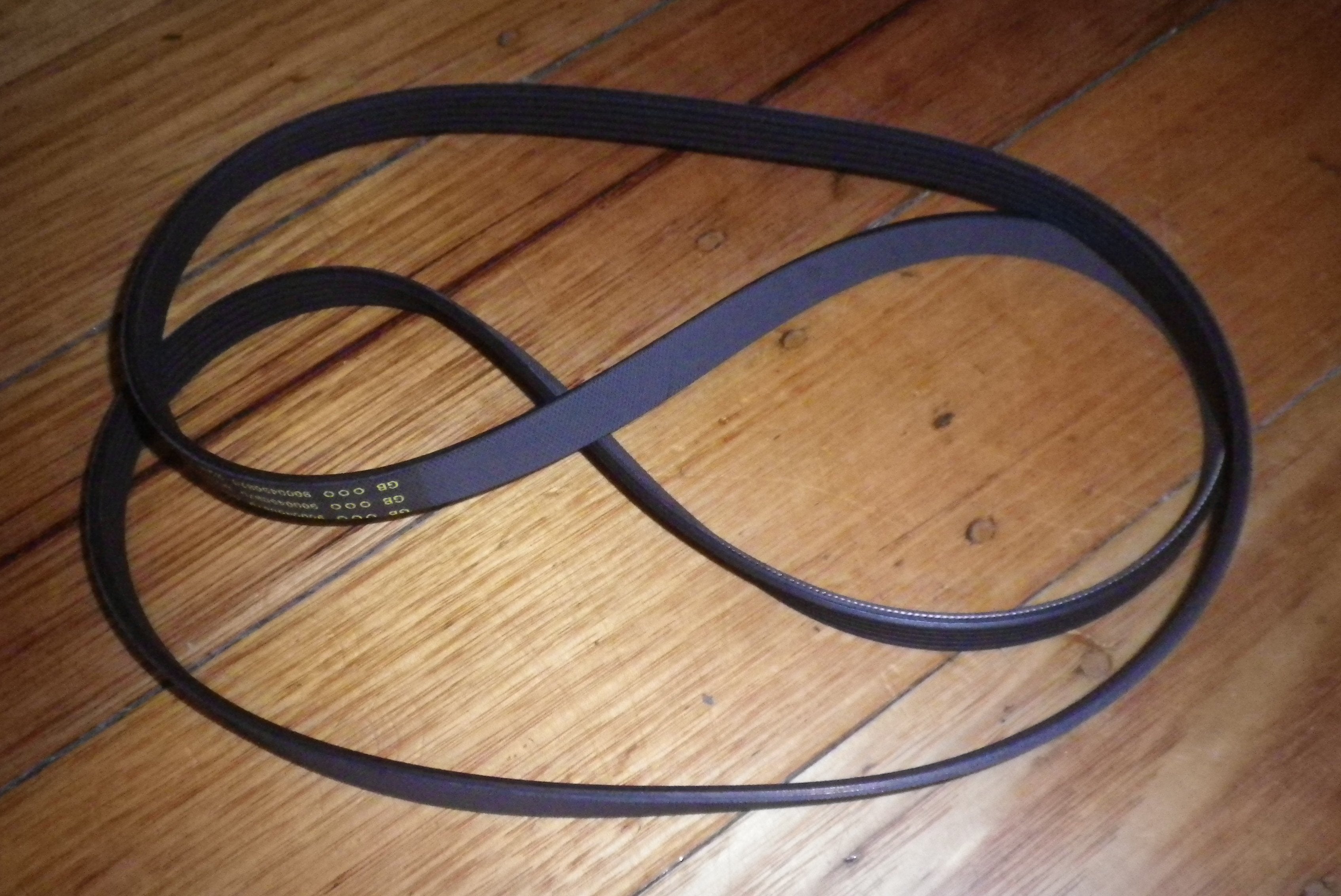 High - Quality Bosch Front Loader Washing Machine Drum Drive Belt for WAK24160AU, WAT24261AU and More - Part # 11003842