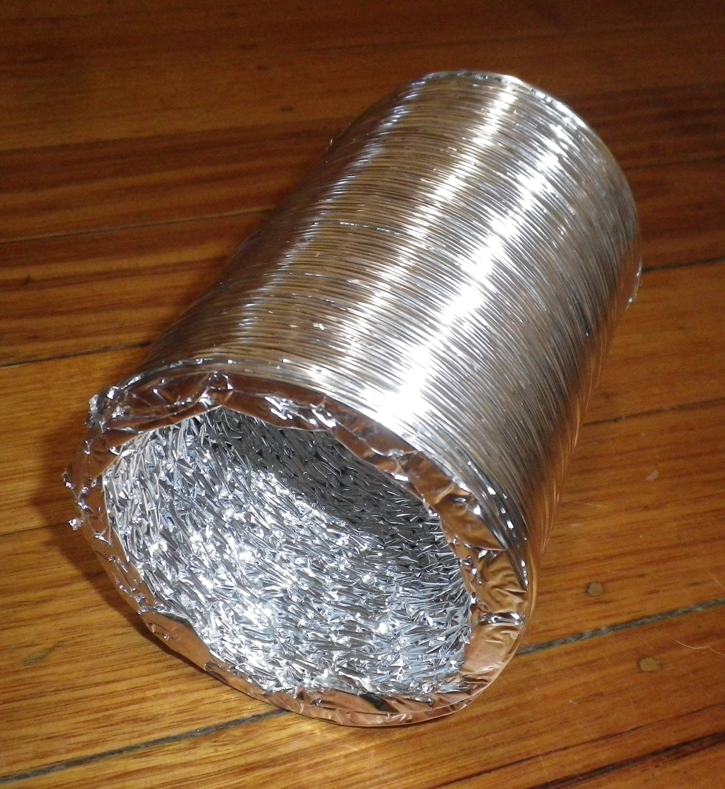 Deflecto 100mm x 2.4m Universal Expandable Aluminium Dryer Duct Hose - Part # FO408B