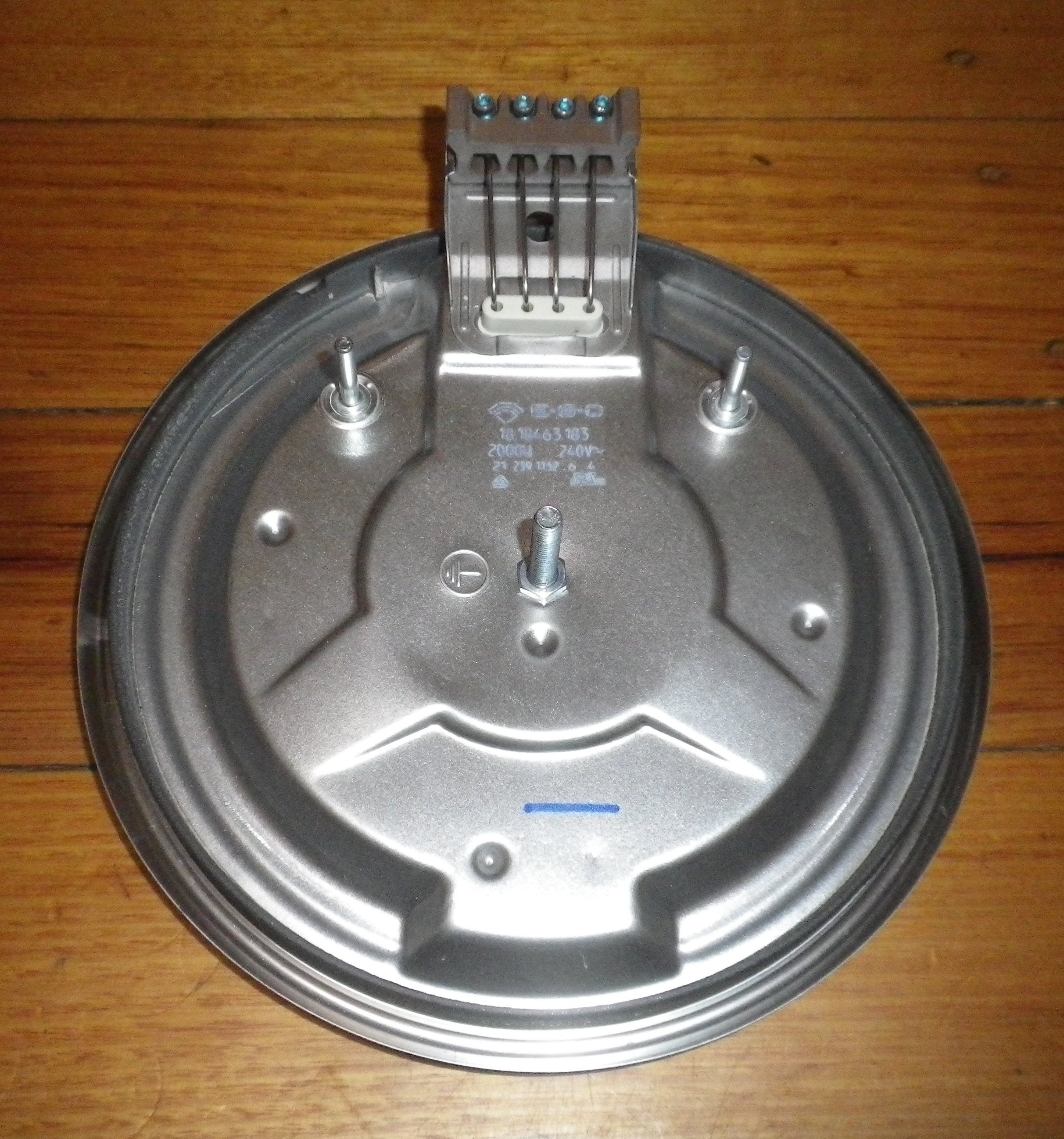 Westinghouse 200mm 2000W High - Profile Solid Wire - in Chef Hotplate - Part # 0122004248
