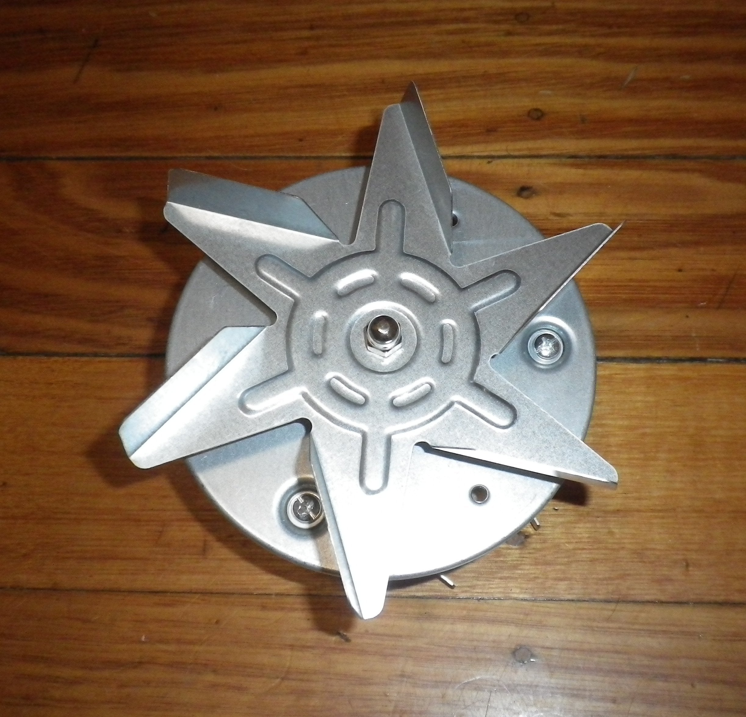 Universal Fan-Forced Oven Fan Motor Assembly with Blade and Shaft Spacer - Compatible Part # 9683 for Multiple Stove Brands