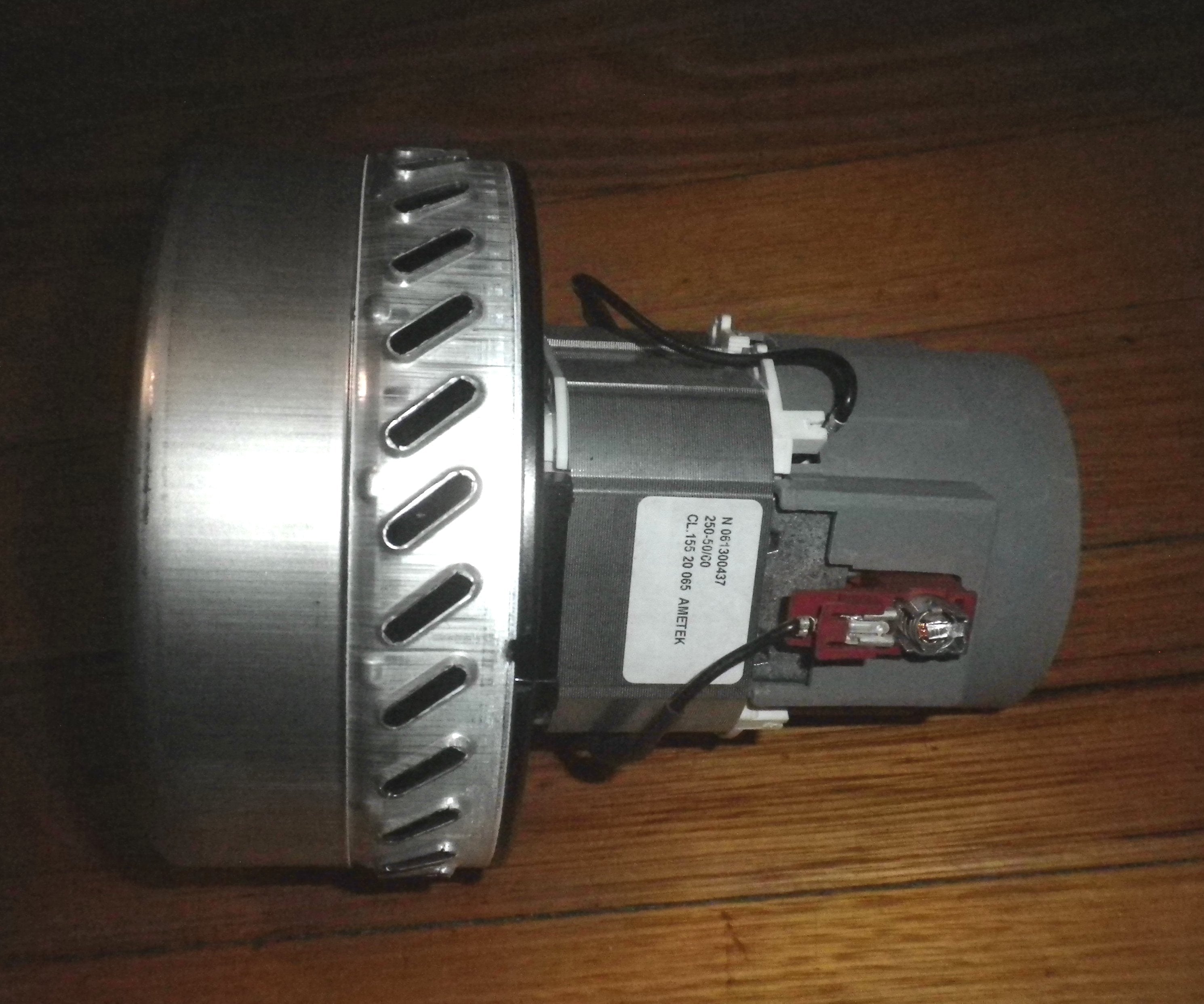 Ametek 1000-Watt Two-Stage Bypass Motor Fan Unit for Vacuum Cleaners - Part # 061300437