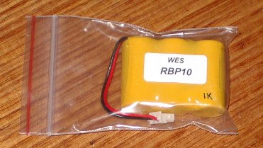 Telstra and Sanyo 3.6-Volt Rechargeable Nickel Cadmium Phone Battery (3 X 2/3AA), Part Number RBP10
