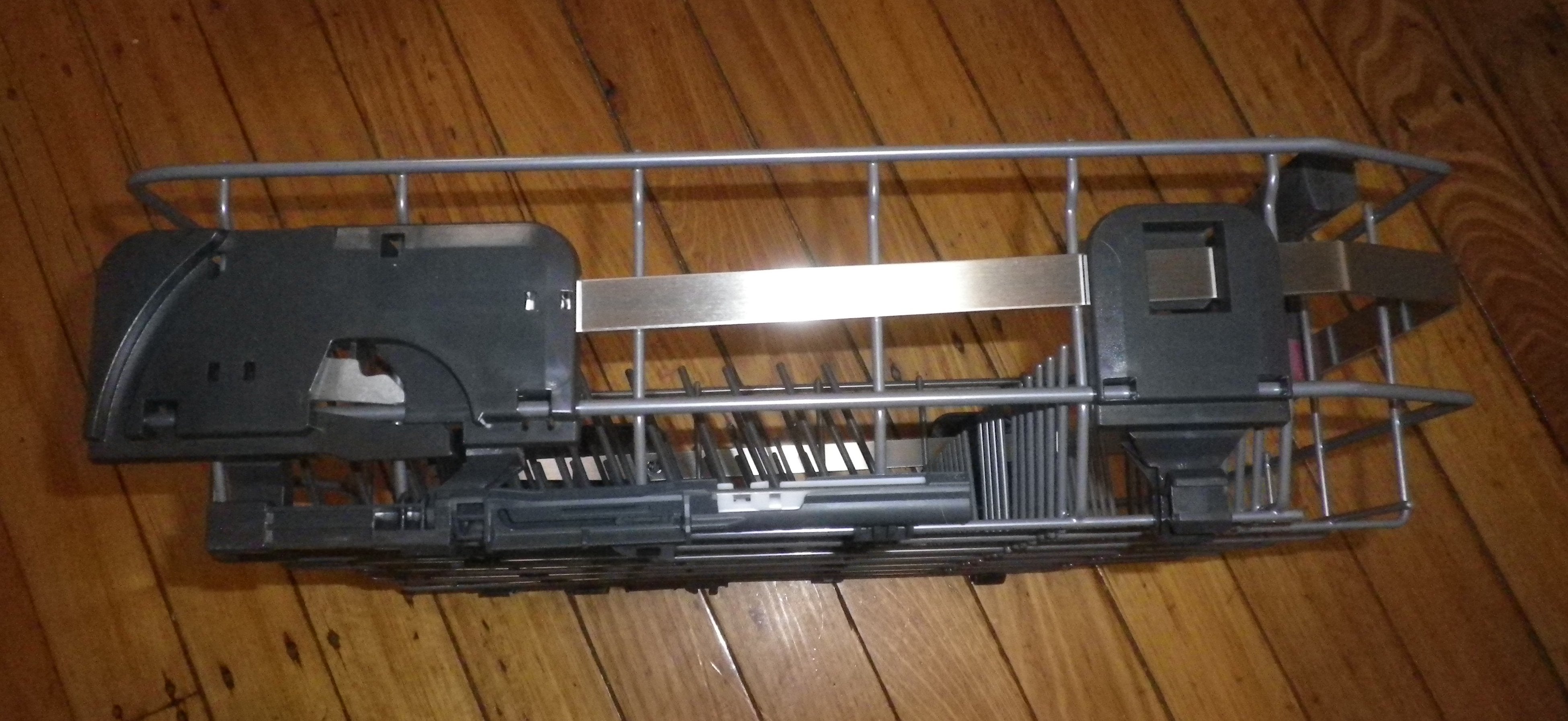 AEG Dishwasher ComfortLift Complete Lower Basket Assembly - Replacement Part # 140019514136