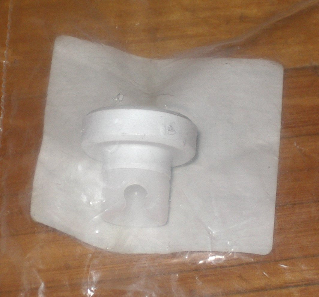 High - Quality White Upper Basket Wheel for Ariston, Indesit, and Asian Brand Dishwashers - Replacement Part # 104640