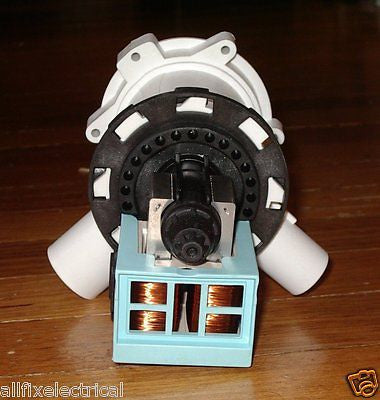 Universal Front Loader Washing Machine Complete Electric Pump with Housing and Button Trap - Part Number UNI280