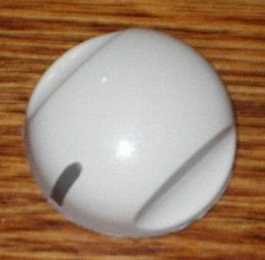 Westinghouse White Electric Stove Hotplate Control Knob - Genuine Replacement Part # 0019007874