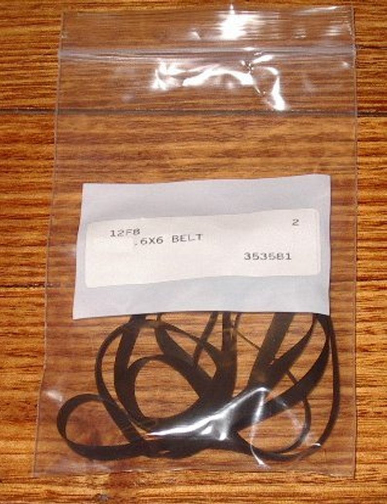 6mm X 0.6mm Flat Drive Belt for Turntables - Select from a Variety of Available Platter Rim Sizes to Fit Many Models