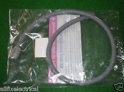 Universal 1.5 - metre Plastic Outlet Hose for Washing Machines with 22mm and 34mm Diameter Ends - Part # W078