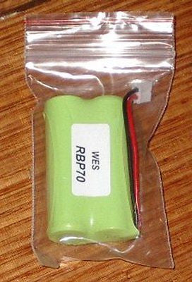 2.4V 1300mAH Telstra Freedom 2010 Rechargeable NiMH Phone Battery - Part # RBP70