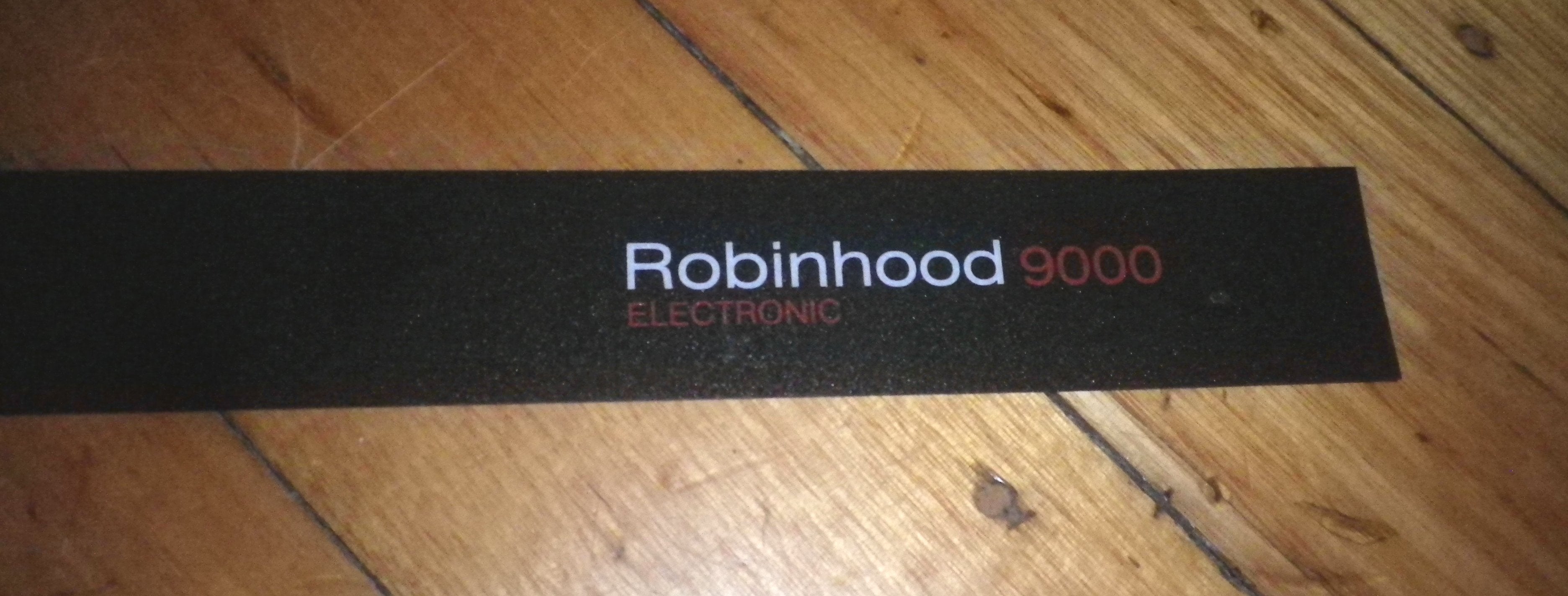 Robinhood 9000 900mm Range Hood Dark Brown Front Panel Sticker - Part Number 6222
