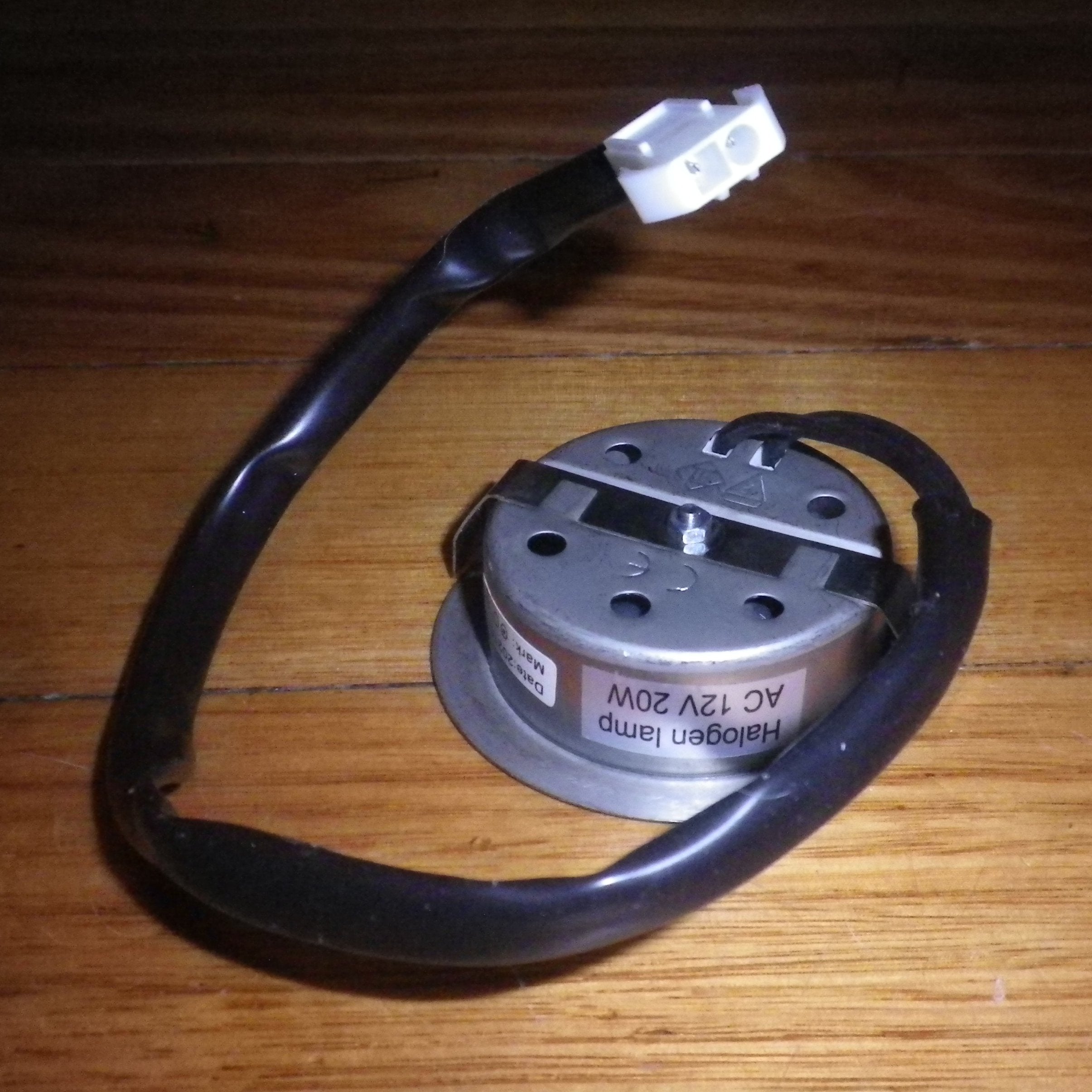 Universal 12-Volt 20-Watt Halogen Light Assembly for Rangehoods - Part Number 8080821