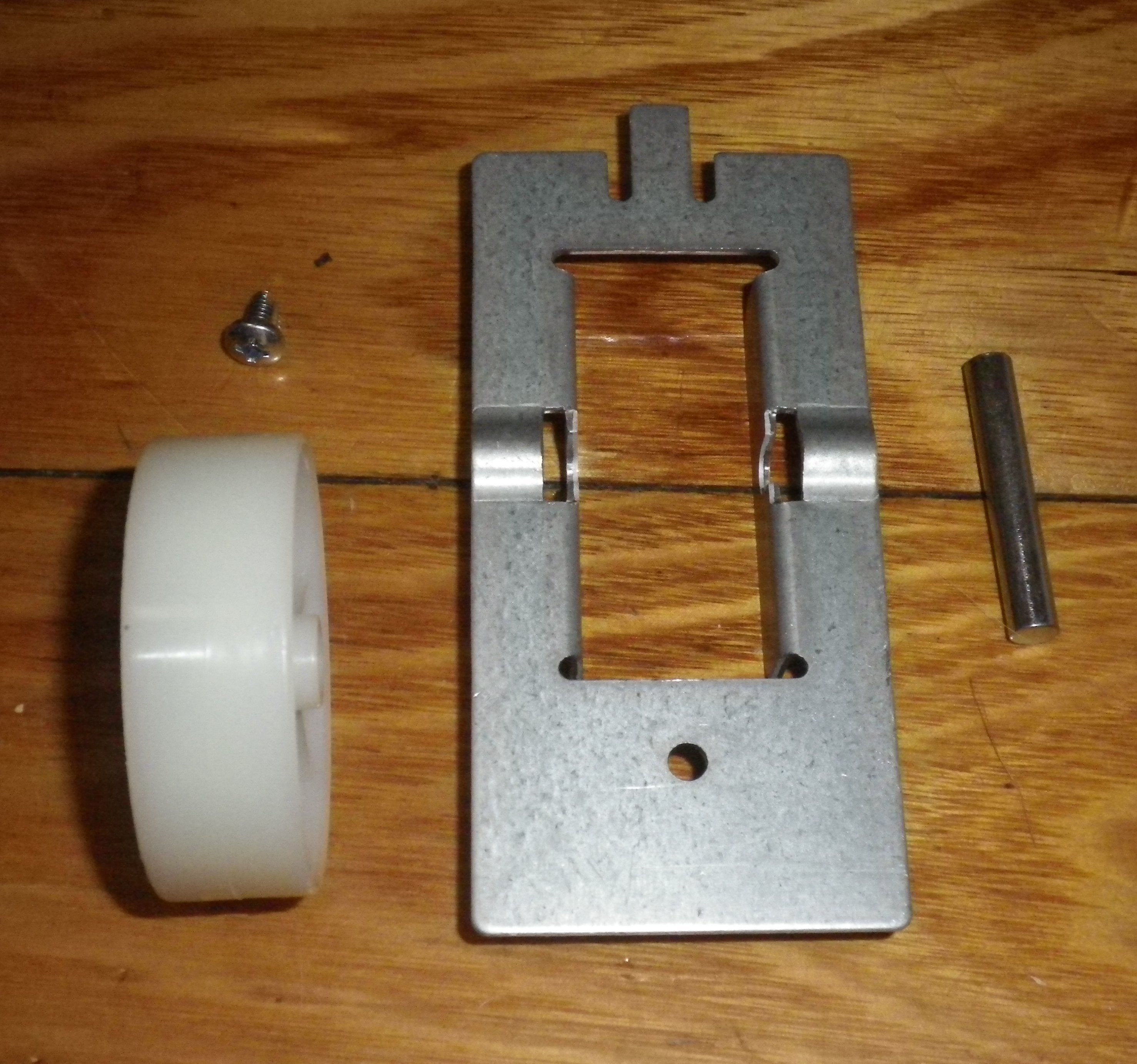 Fisher & Paykel Rear Fridge Roller Wheel and Bracket Set - Part # FP847316P