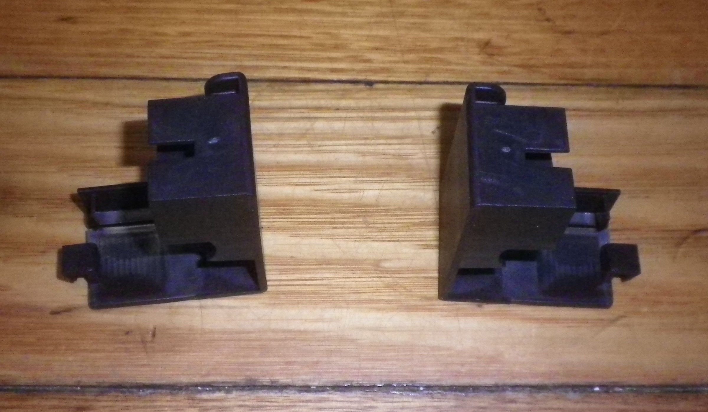 Chef Black B Series Oven Door Top Cap Set - CVE612, CVE662 Models - Genuine Replacement Part # 4055549168