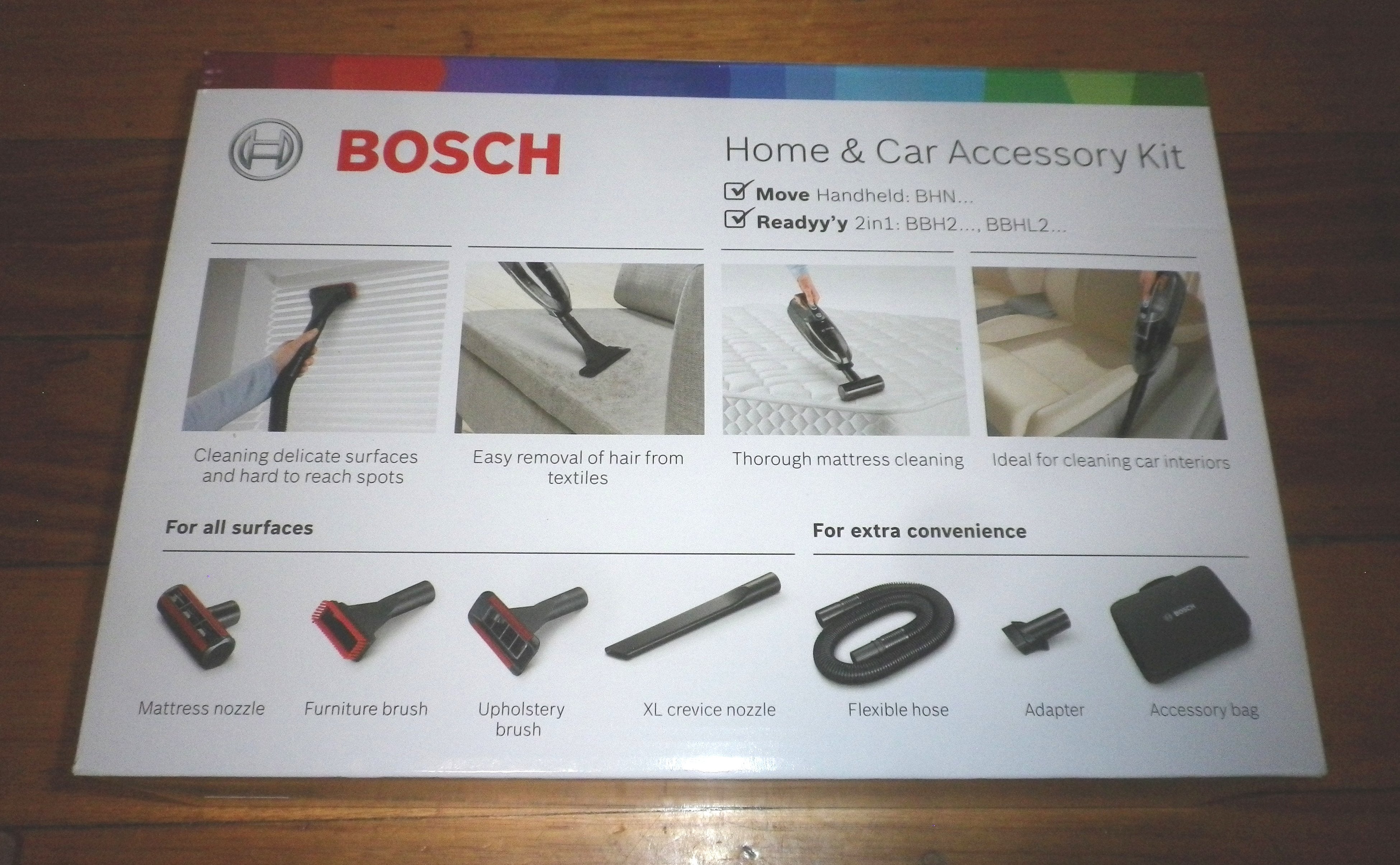 Bosch Readyy'y Move 2-in-1 Handheld Vacuum Home and Car Accessory Kit #17001822