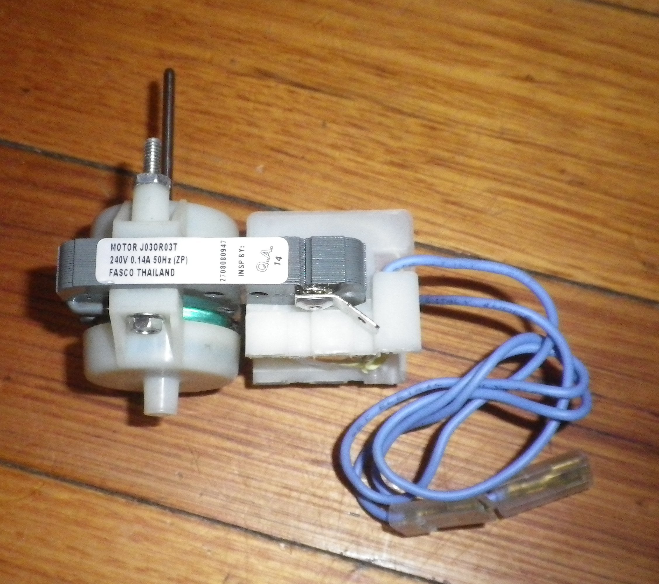 Fasco Small-Sized Universal Reversible Evaporator Fan Motor for No Frost Fridges - Part # RF039J1